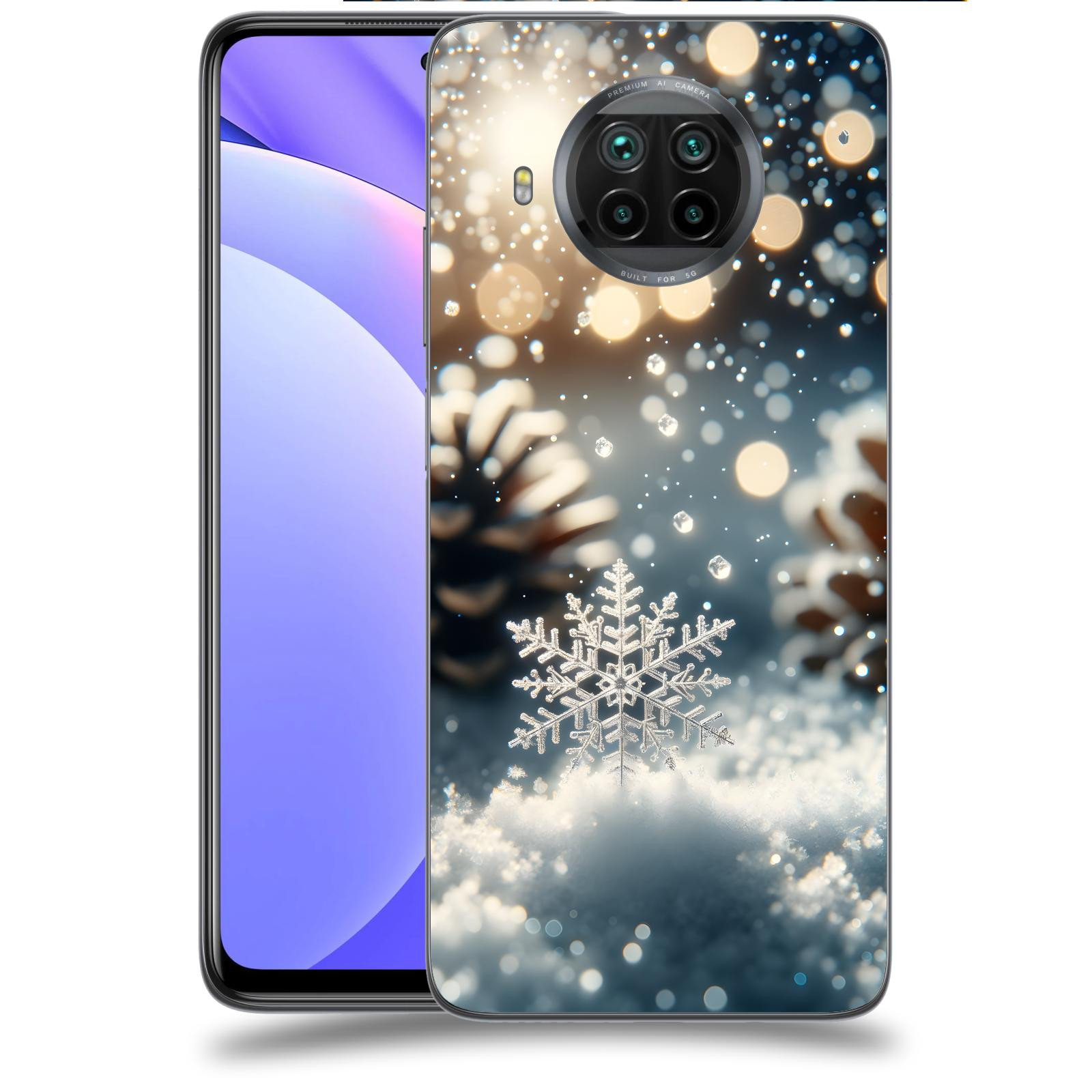 ACOVER Kryt na mobil Xiaomi Mi 10T Lite - Vločka