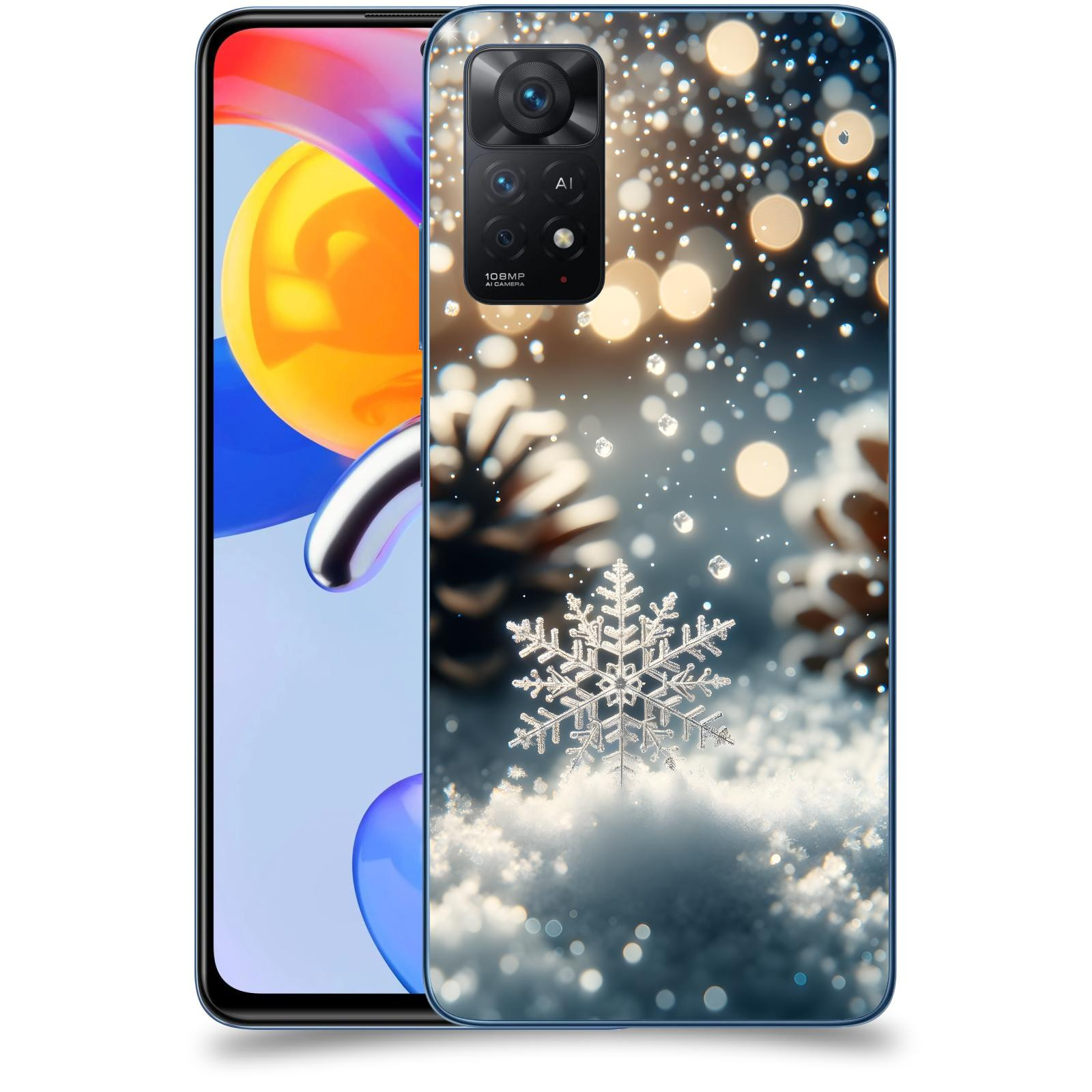 ACOVER Kryt na mobil Xiaomi Redmi Note 11 Pro 5G - Vločka