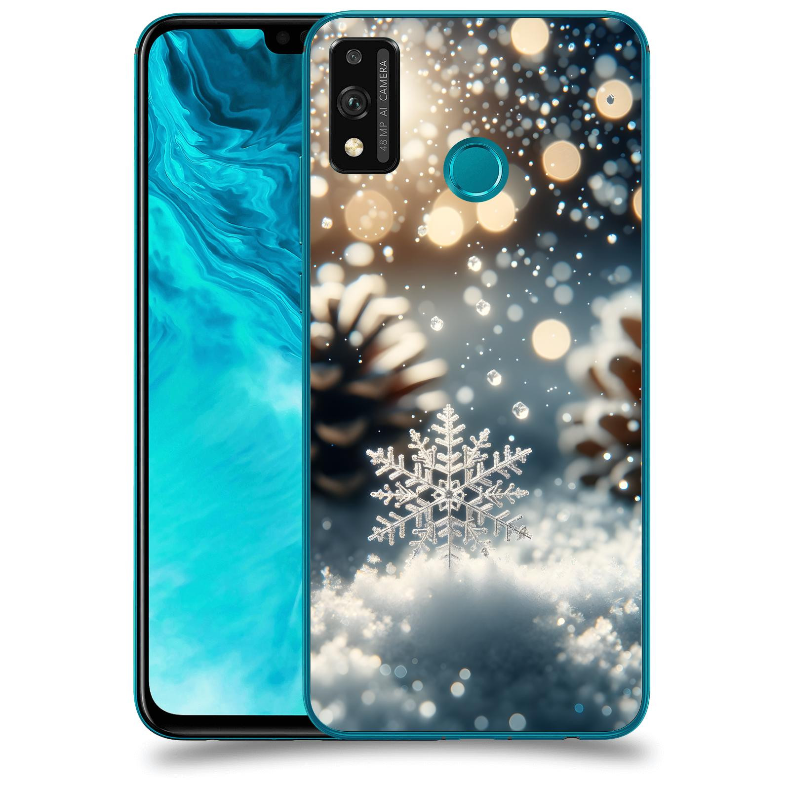 ACOVER Kryt na mobil Honor 9X Lite - Vločka