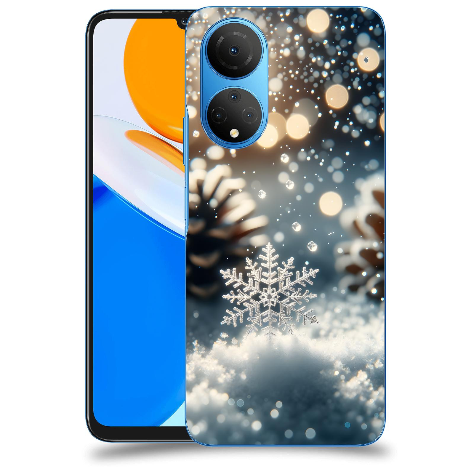 ACOVER Kryt na mobil Honor X7 - Vločka