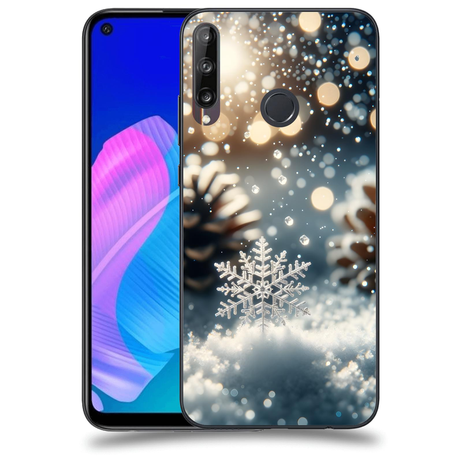 ACOVER Kryt na mobil Huawei P40 Lite E - Vločka