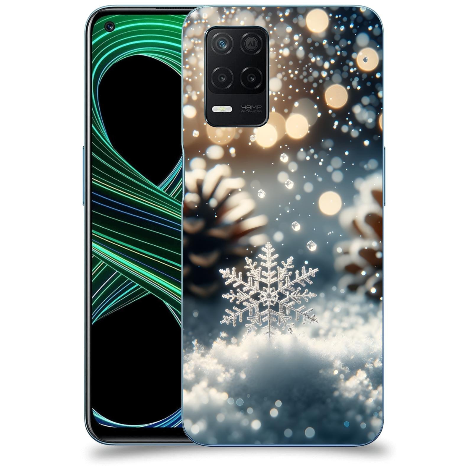 ACOVER Kryt na mobil Realme 8 5G - Vločka