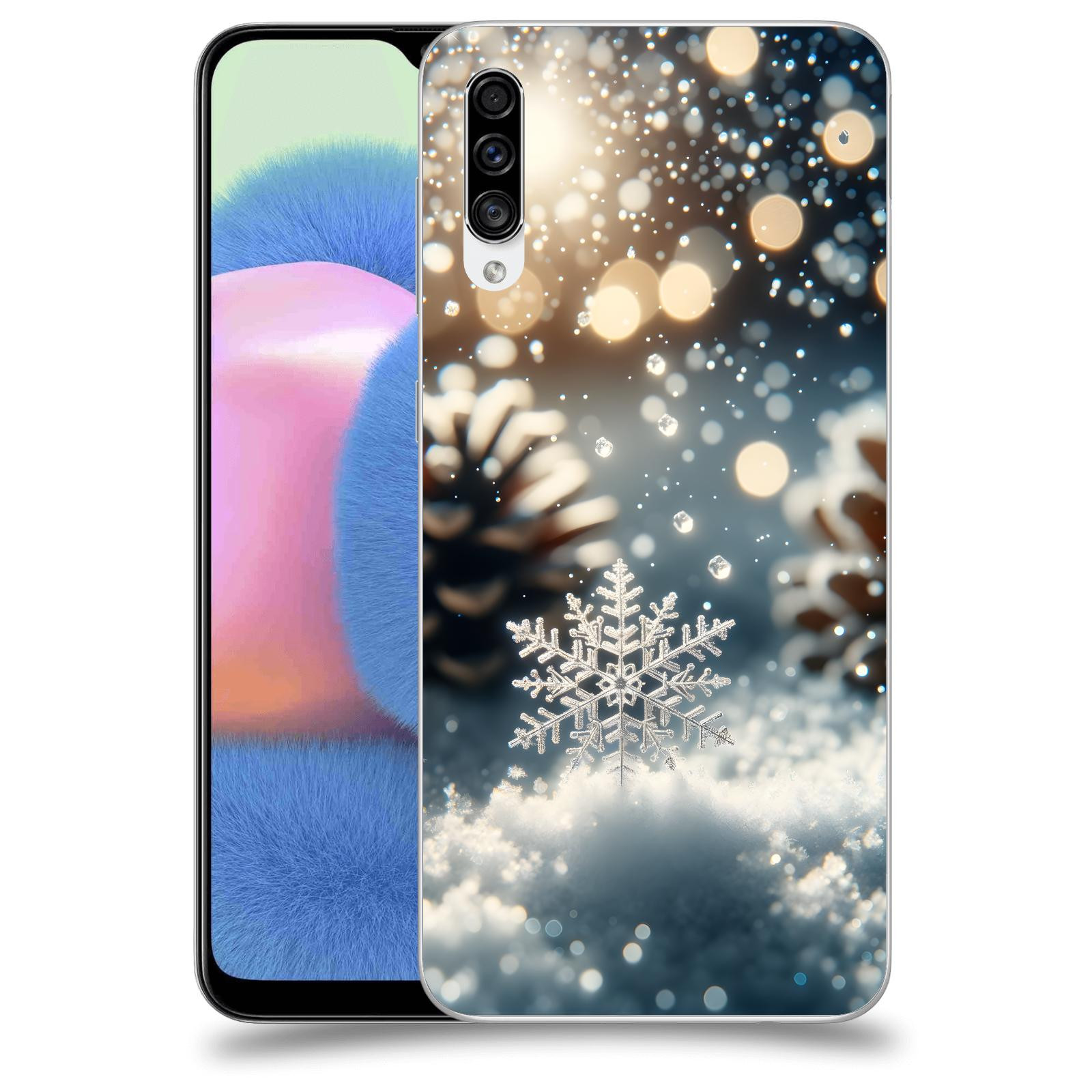ACOVER Kryt na mobil Samsung Galaxy A30s A307F - Vločka