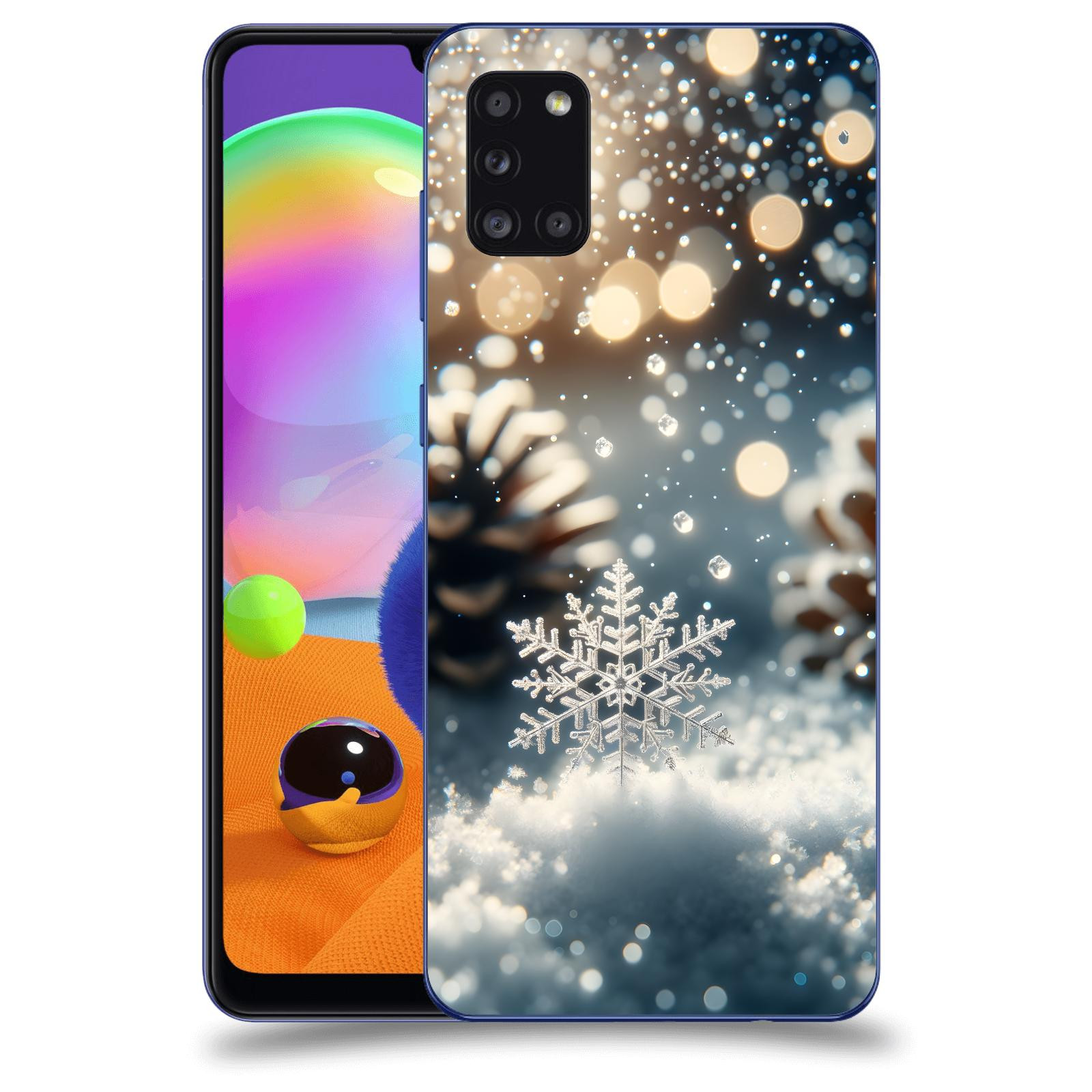 ACOVER Kryt na mobil Samsung Galaxy A31 A315F - Vločka
