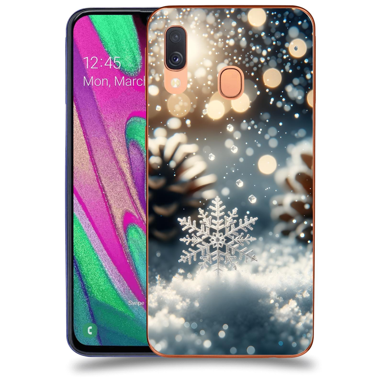 ACOVER Kryt na mobil Samsung Galaxy A40 A405F - Vločka