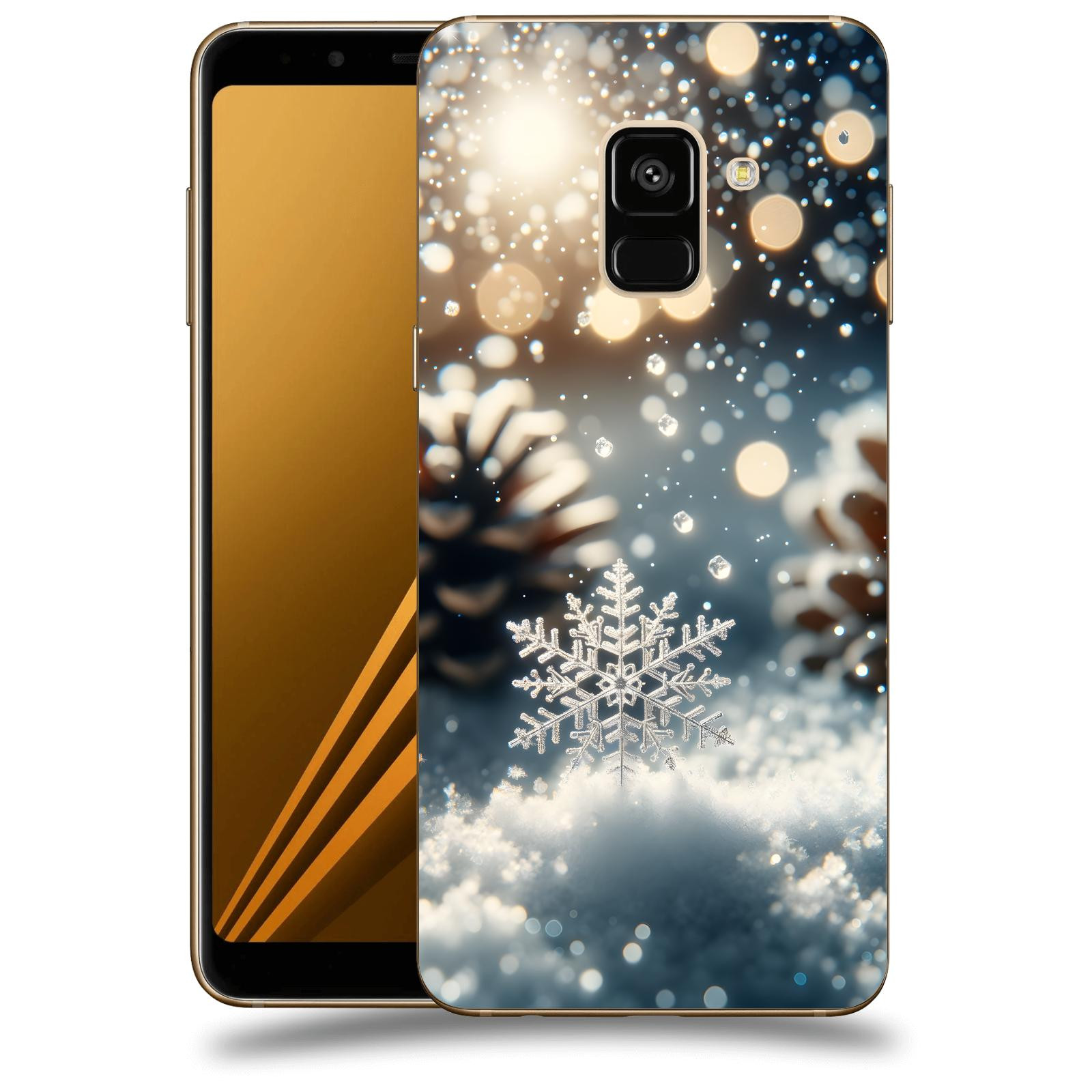 ACOVER Kryt na mobil Samsung Galaxy A8 2018 A530F - Vločka