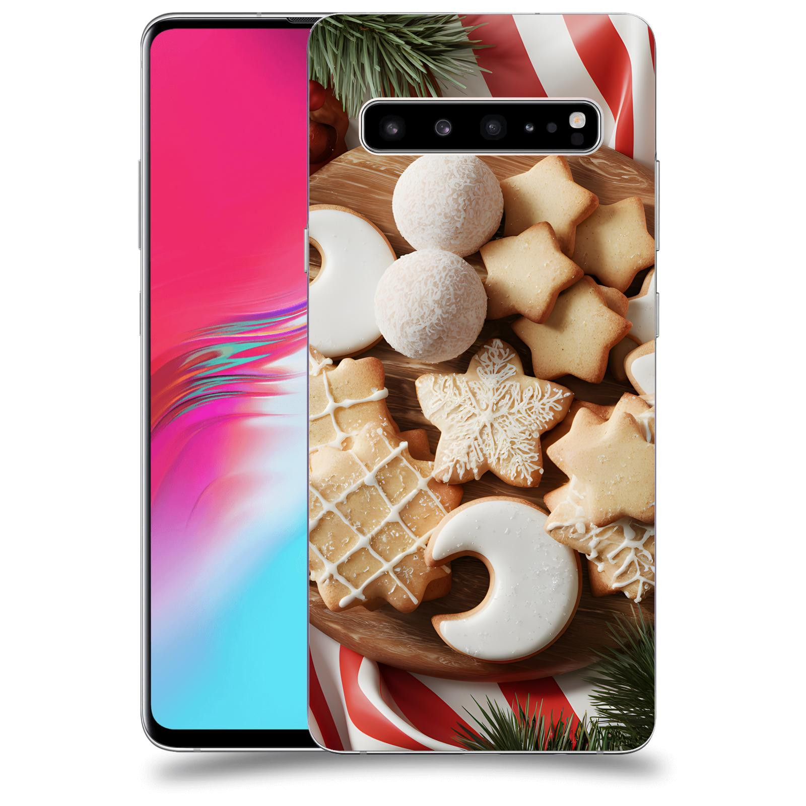 ACOVER Kryt na mobil Samsung Galaxy S10 G973 - Vánoční cukroví 2