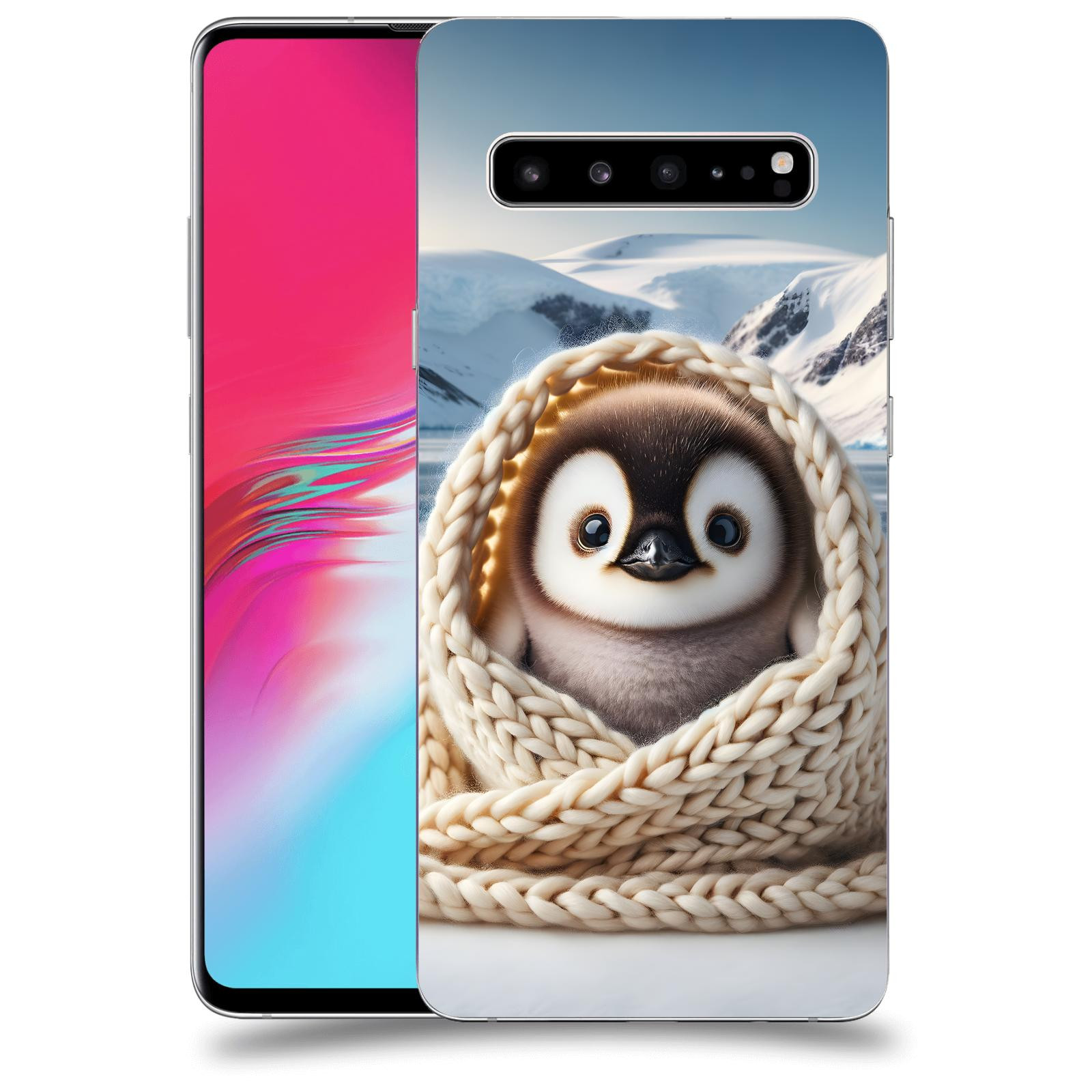 ACOVER Kryt na mobil Samsung Galaxy S10 G973 - Tučňák
