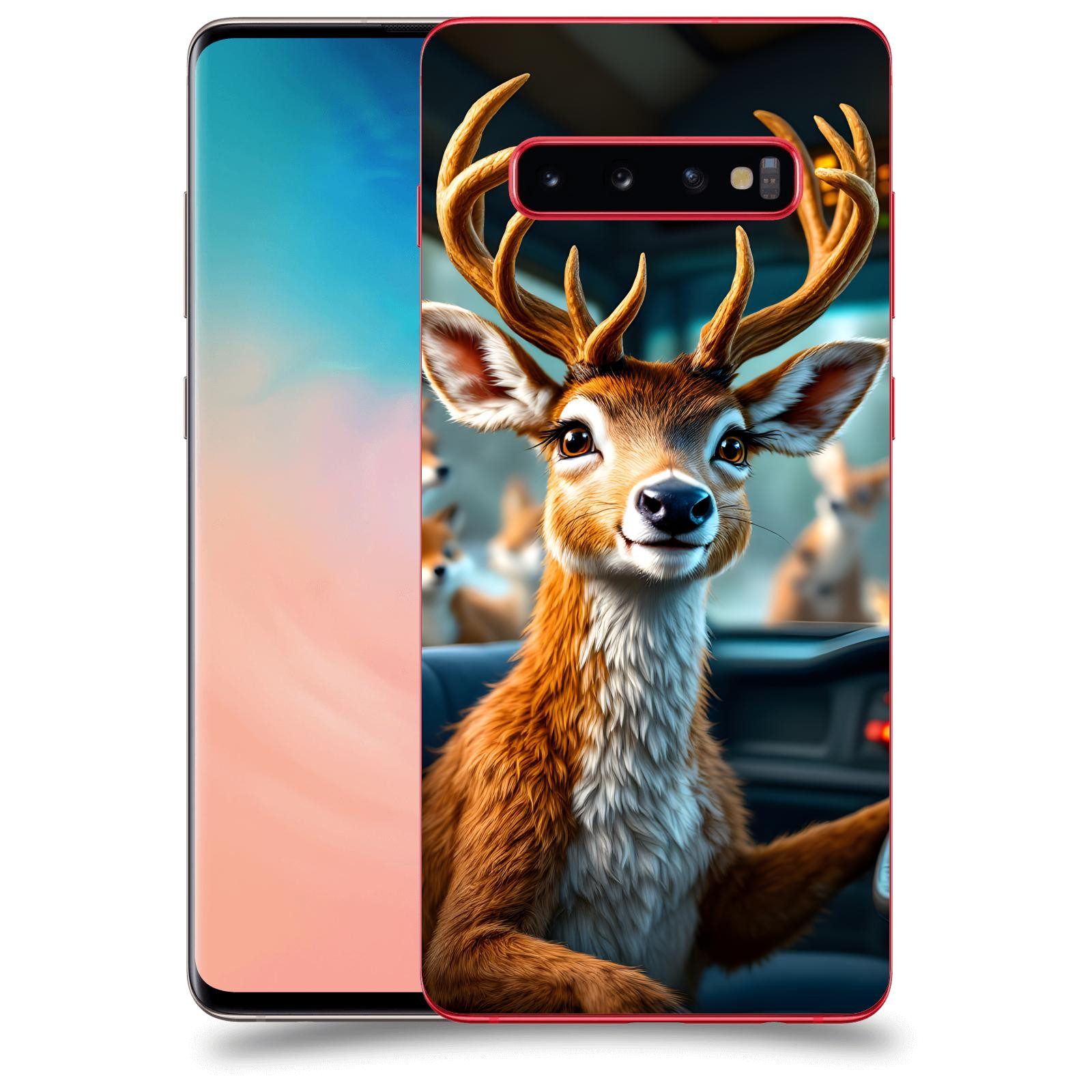ACOVER Kryt na mobil Samsung Galaxy S10 Plus G975 - Jelen