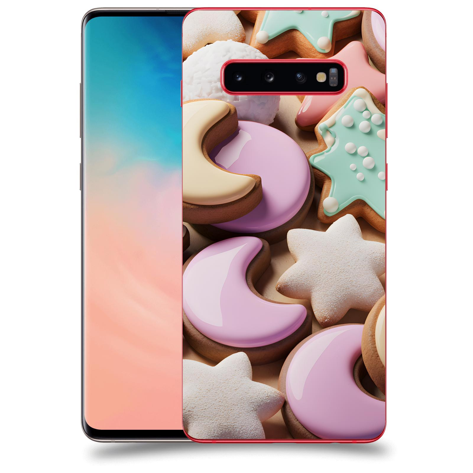 ACOVER Kryt na mobil Samsung Galaxy S10 Plus G975 - Vánoční cukroví