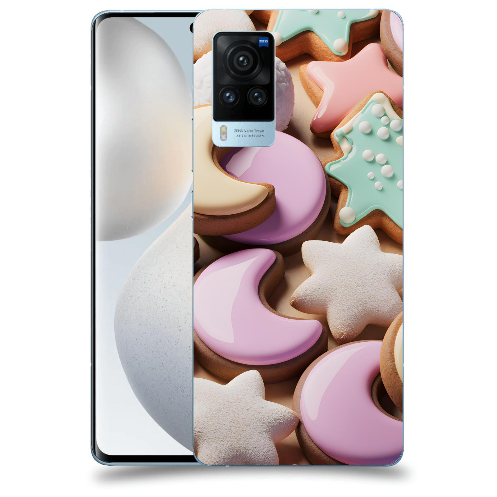 ACOVER Kryt na mobil Vivo X60 Pro 5G - Vánoční cukroví
