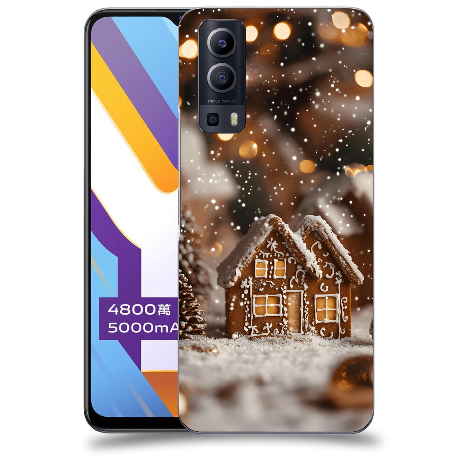 ACOVER Kryt na mobil Vivo Y52 5G - Perníková chaloupka