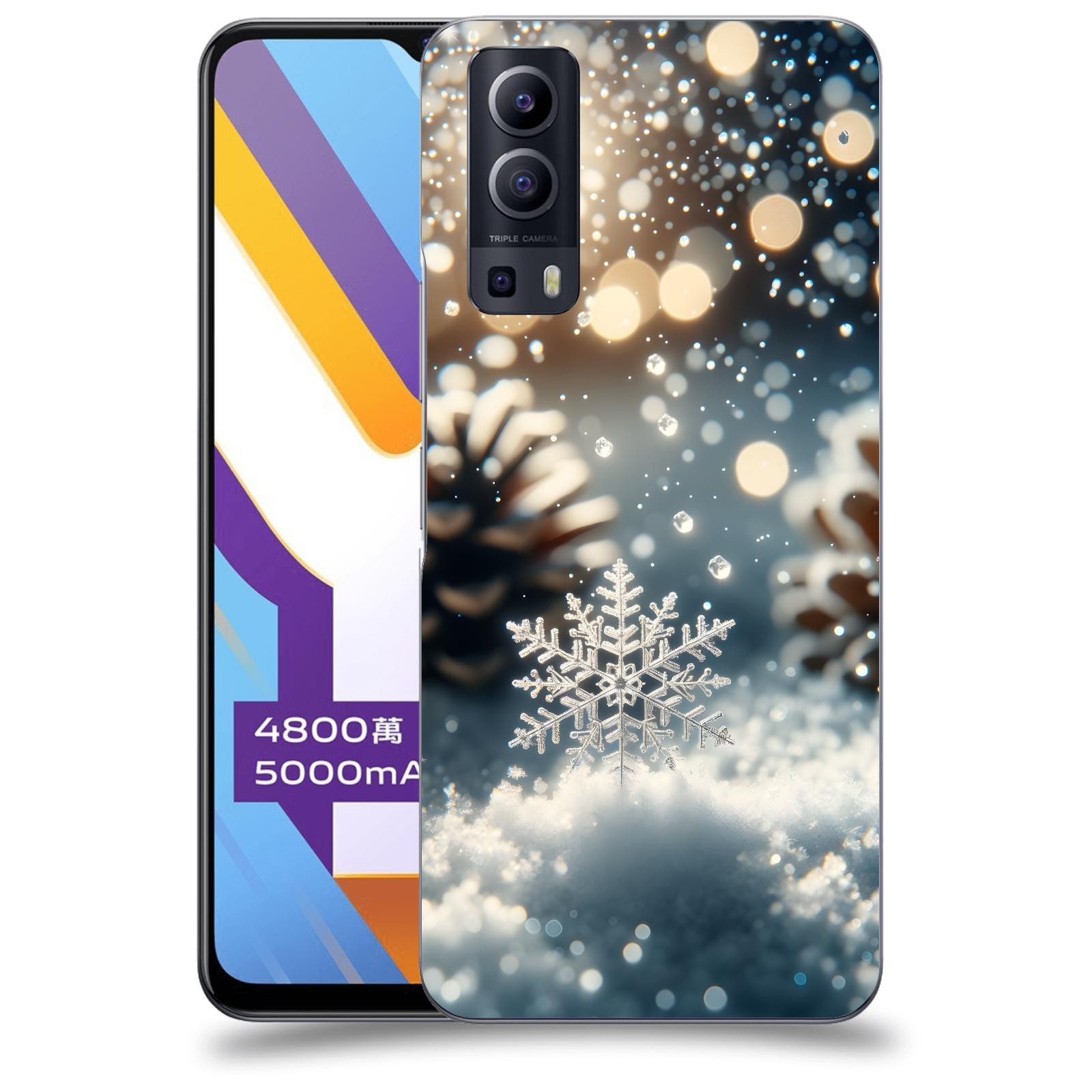 ACOVER Kryt na mobil Vivo Y52 5G - Vločka