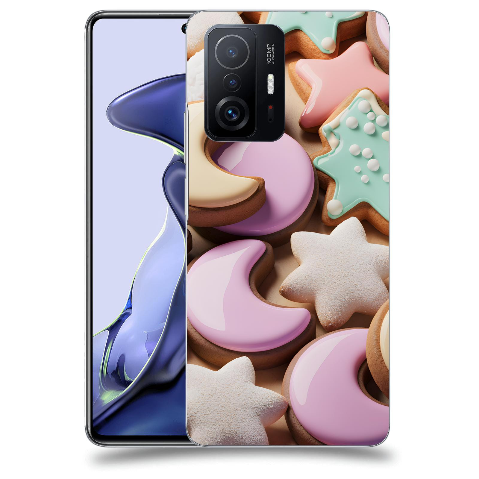 ACOVER Kryt na mobil Xiaomi 11T - Vánoční cukroví