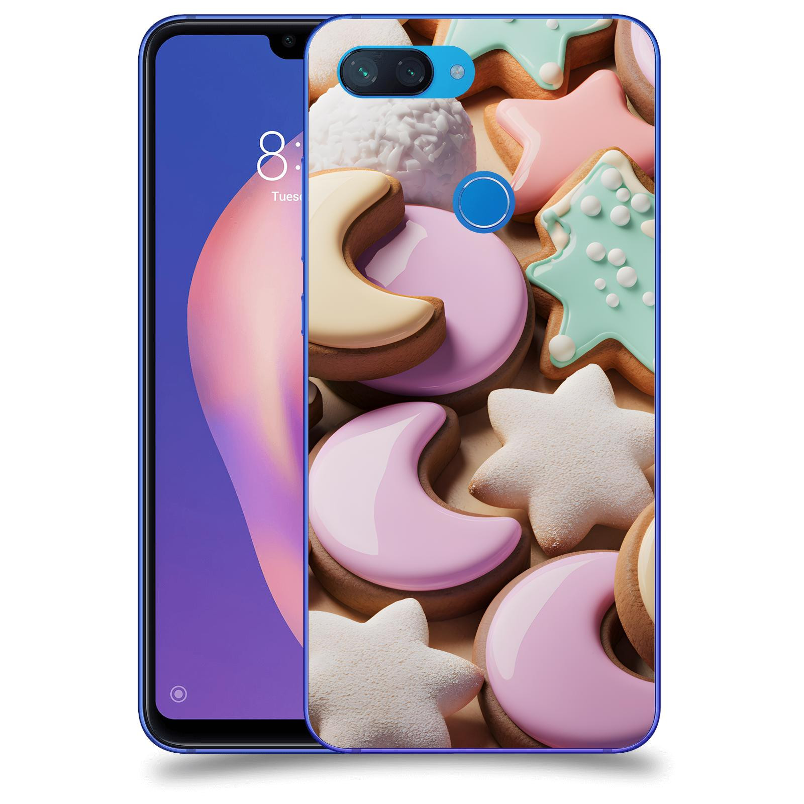 ACOVER Kryt na mobil Xiaomi Mi 8 Lite - Vánoční cukroví