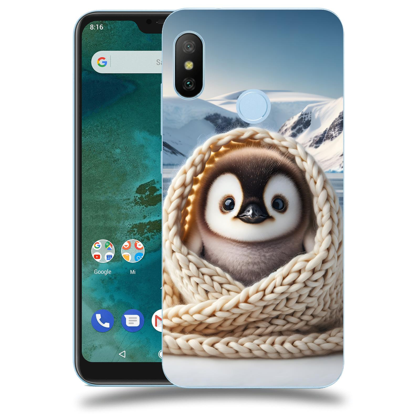 ACOVER Kryt na mobil Xiaomi Mi A2 Lite - Tučňák