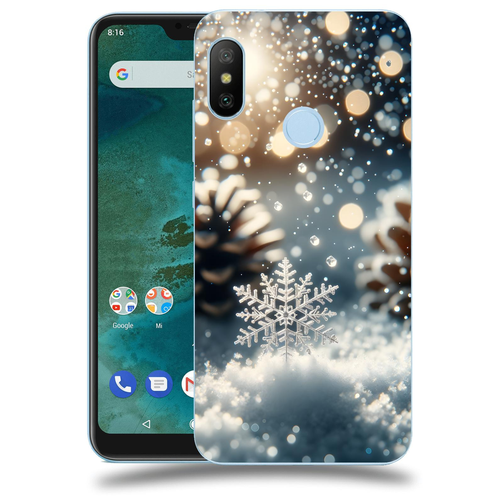 ACOVER Kryt na mobil Xiaomi Mi A2 Lite - Vločka