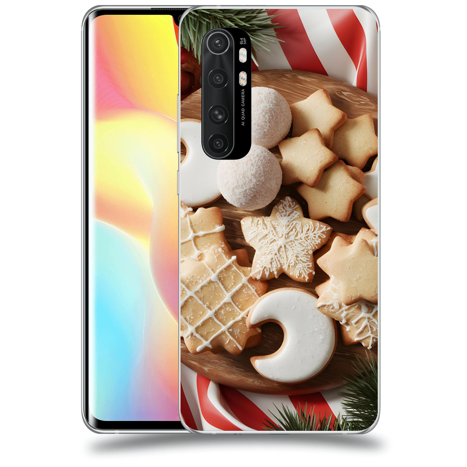 ACOVER Kryt na mobil Xiaomi Mi Note 10 Lite - Vánoční cukroví 2