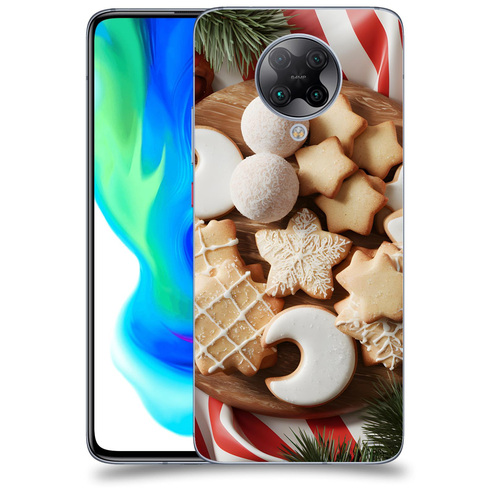 ACOVER Kryt na mobil Xiaomi Poco F2 Pro - Vánoční cukroví 2