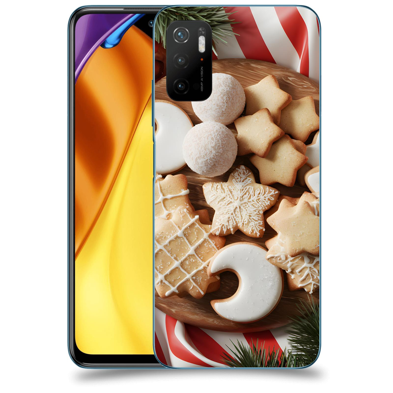 ACOVER Kryt na mobil Xiaomi Poco M3 Pro 5G - Vánoční cukroví 2
