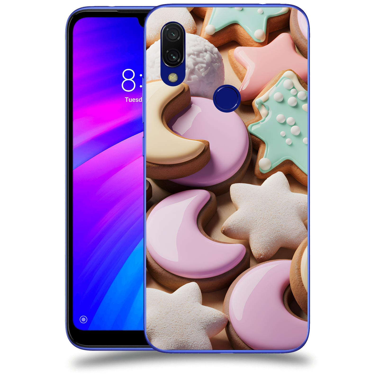 ACOVER Kryt na mobil Xiaomi Redmi 7 - Vánoční cukroví