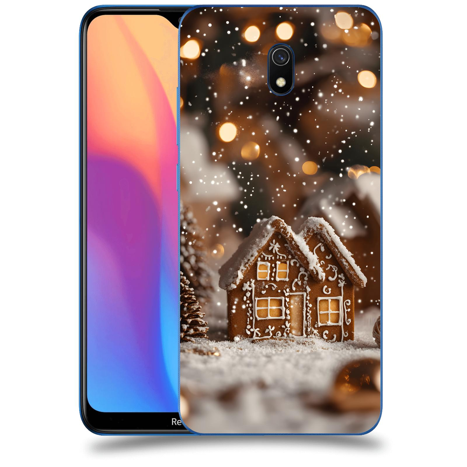 ACOVER Kryt na mobil Xiaomi Redmi 8A - Perníková chaloupka