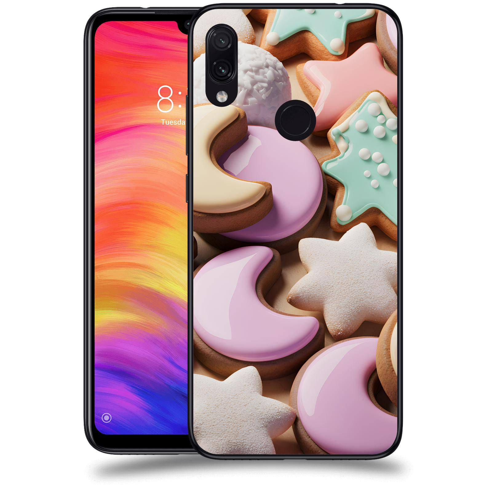 ACOVER Kryt na mobil Xiaomi Redmi Note 7 - Vánoční cukroví