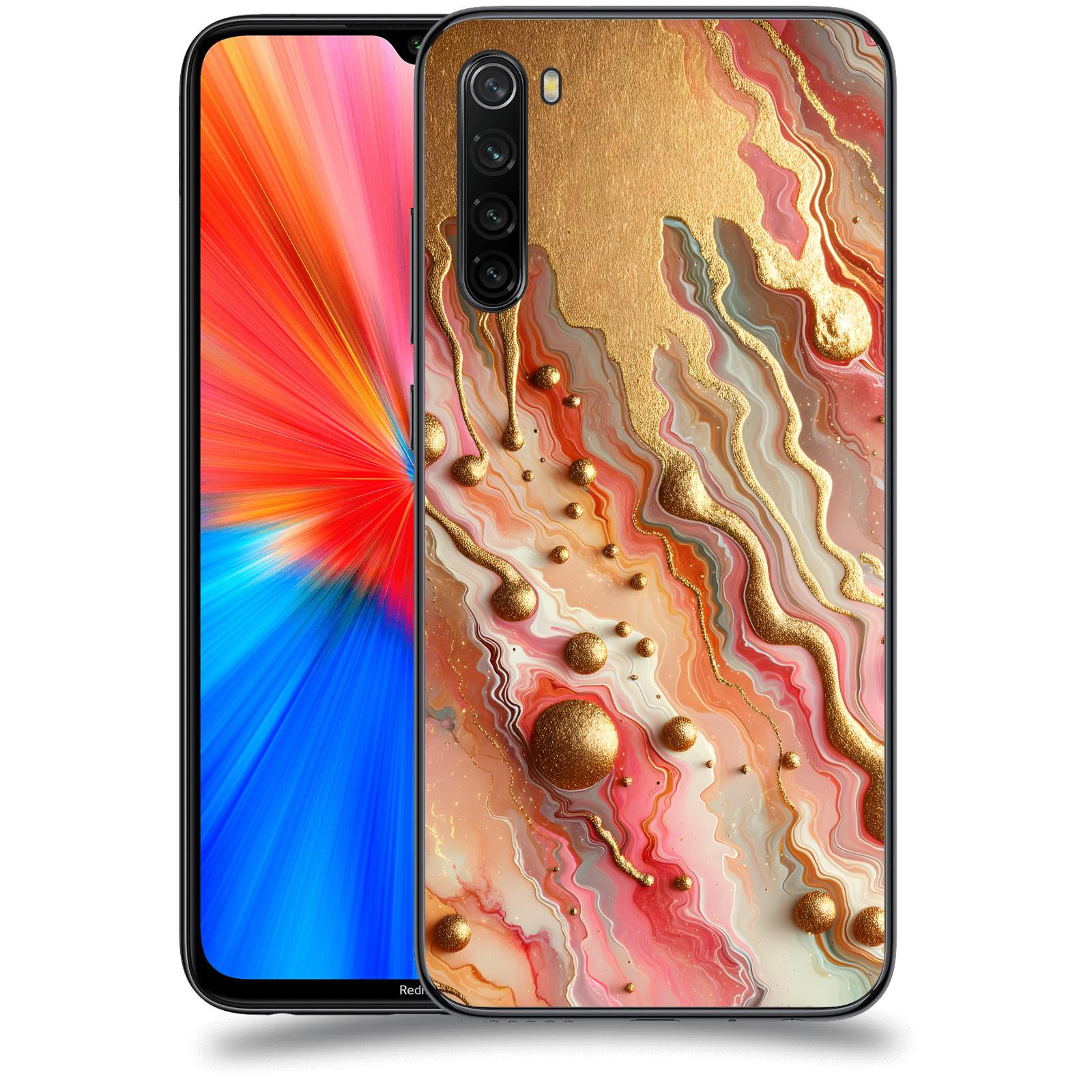 ACOVER Kryt na mobil Xiaomi Redmi Note 8 - Liquid Gold