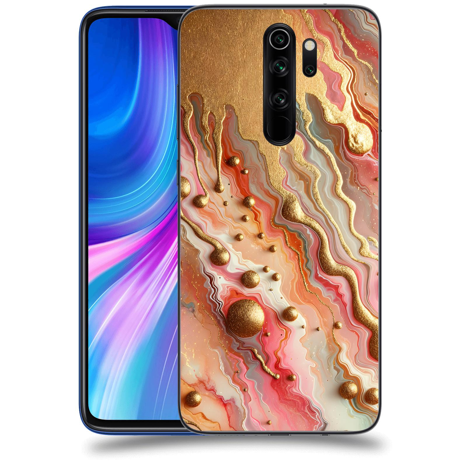 ACOVER Kryt na mobil Xiaomi Redmi Note 8 Pro - Liquid Gold