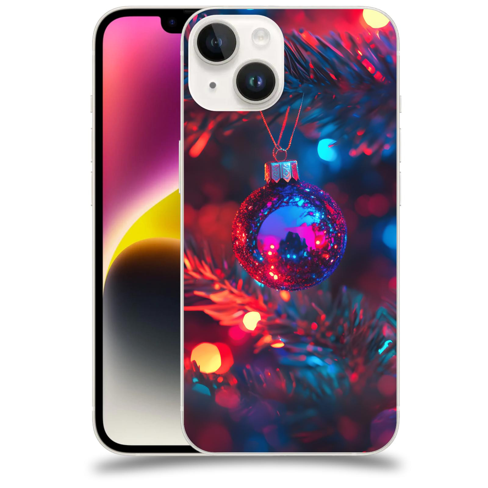 ACOVER Kryt na mobil Apple iPhone 14 - Vánoční ozdoba