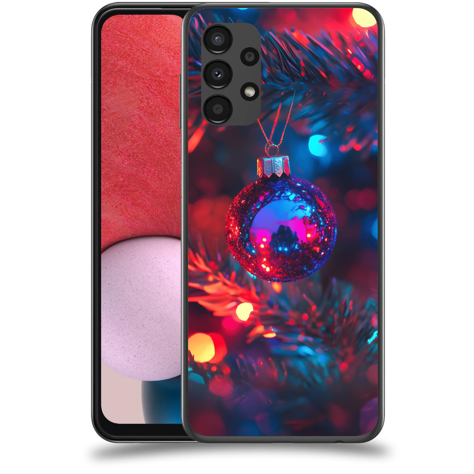 ACOVER Kryt na mobil Samsung Galaxy A13 4G A135 - Vánoční ozdoba