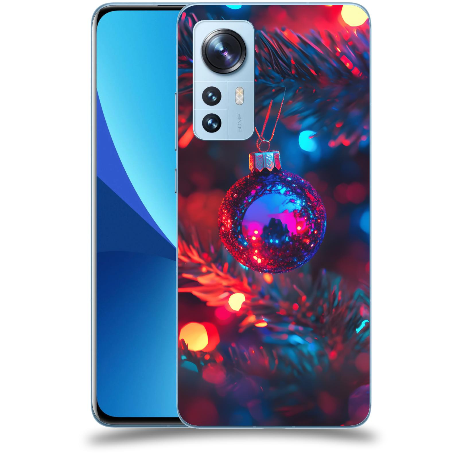 ACOVER Kryt na mobil Xiaomi 12 - Vánoční ozdoba