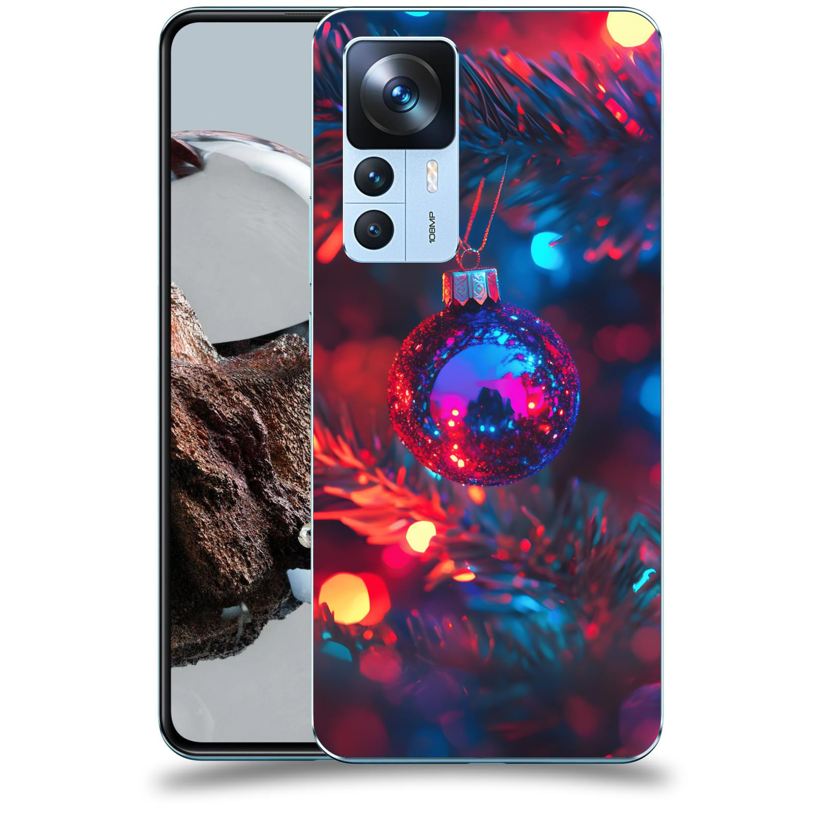 ACOVER Kryt na mobil Xiaomi 12T - Vánoční ozdoba