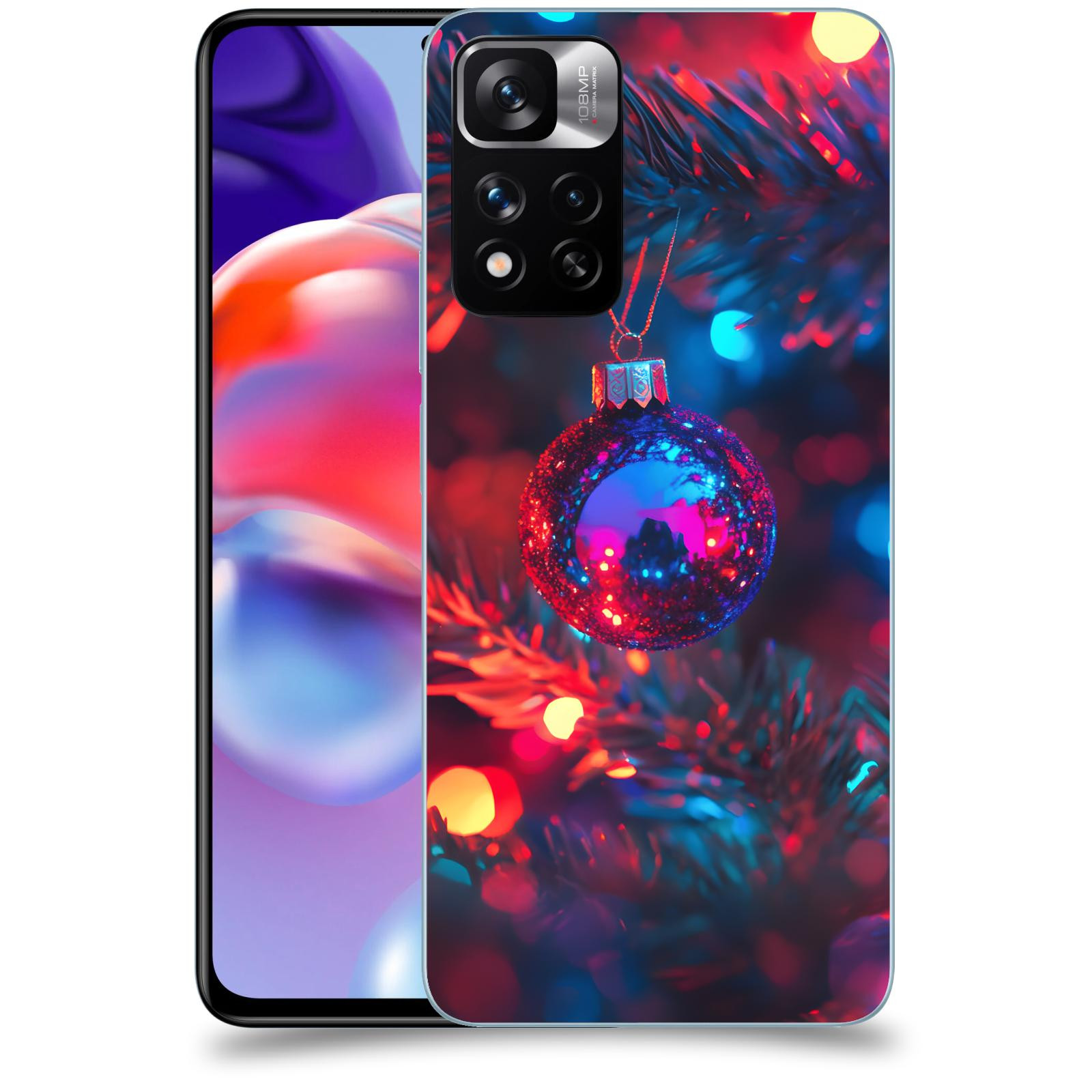 ACOVER Kryt na mobil Xiaomi Redmi Note 11 Pro+ 5G - Vánoční ozdoba