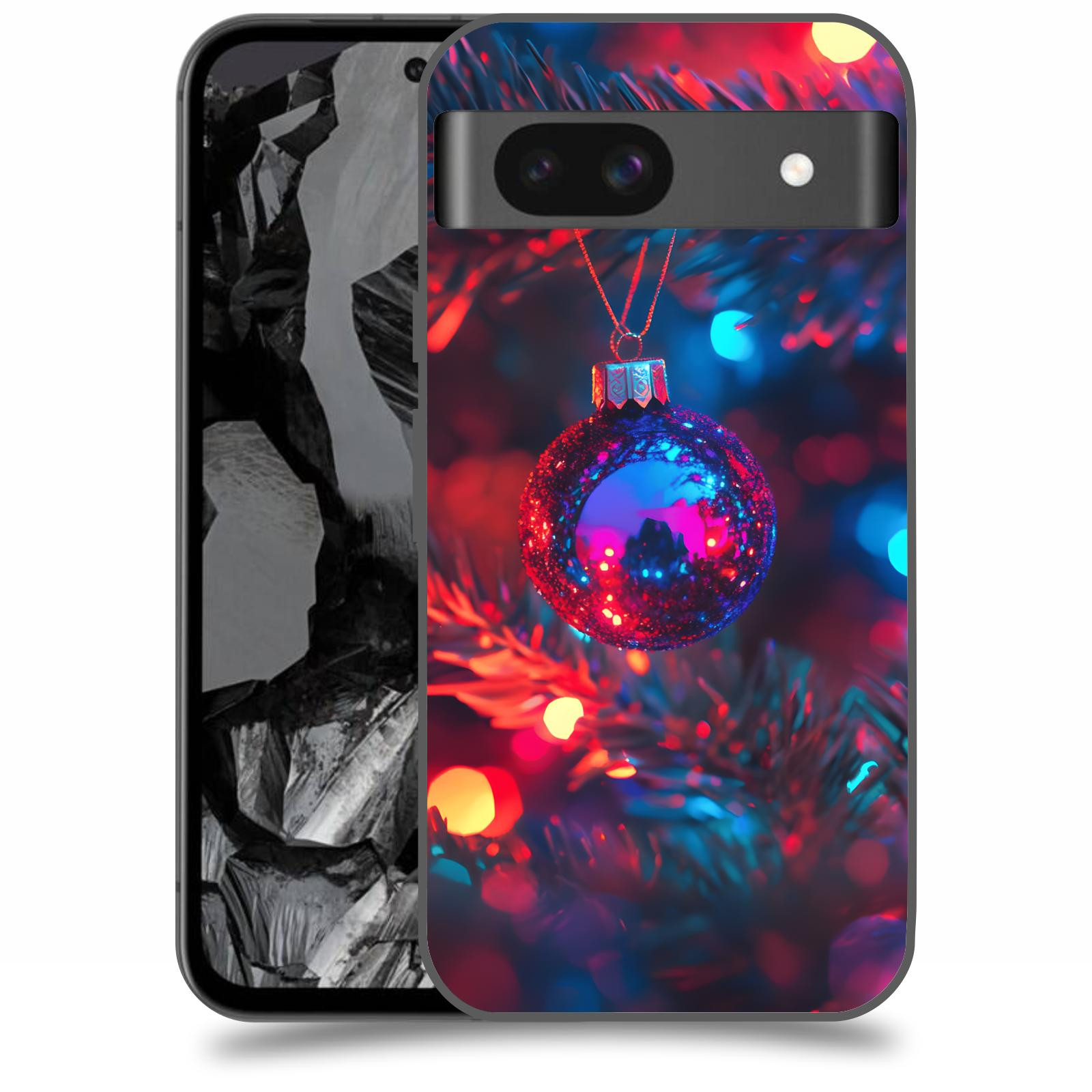 ACOVER Kryt na mobil Google Pixel 8A - Vánoční ozdoba