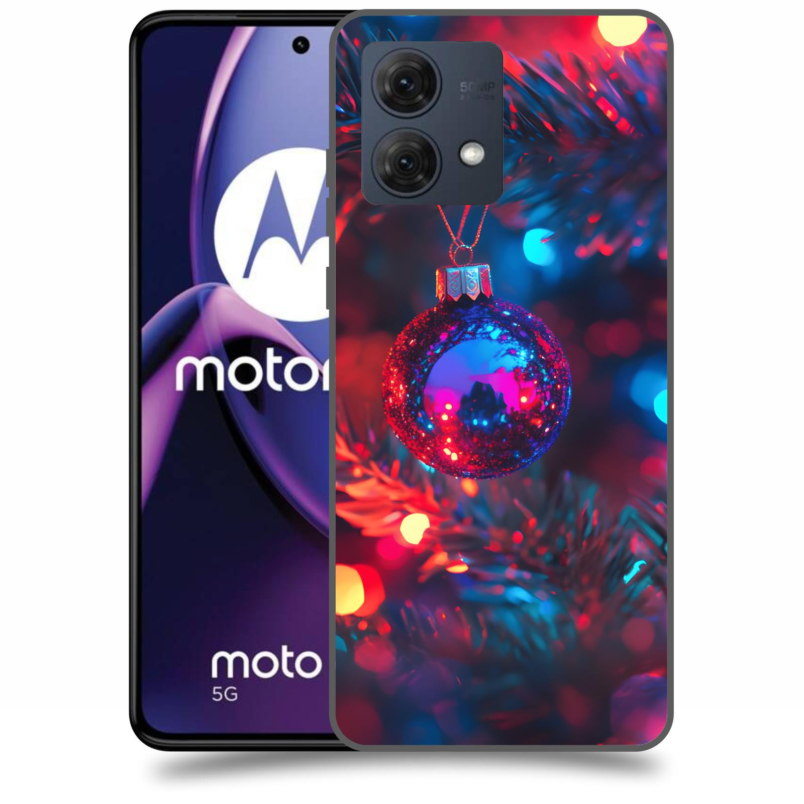 ACOVER Kryt na mobil Motorola Moto G84 5G - Vánoční ozdoba
