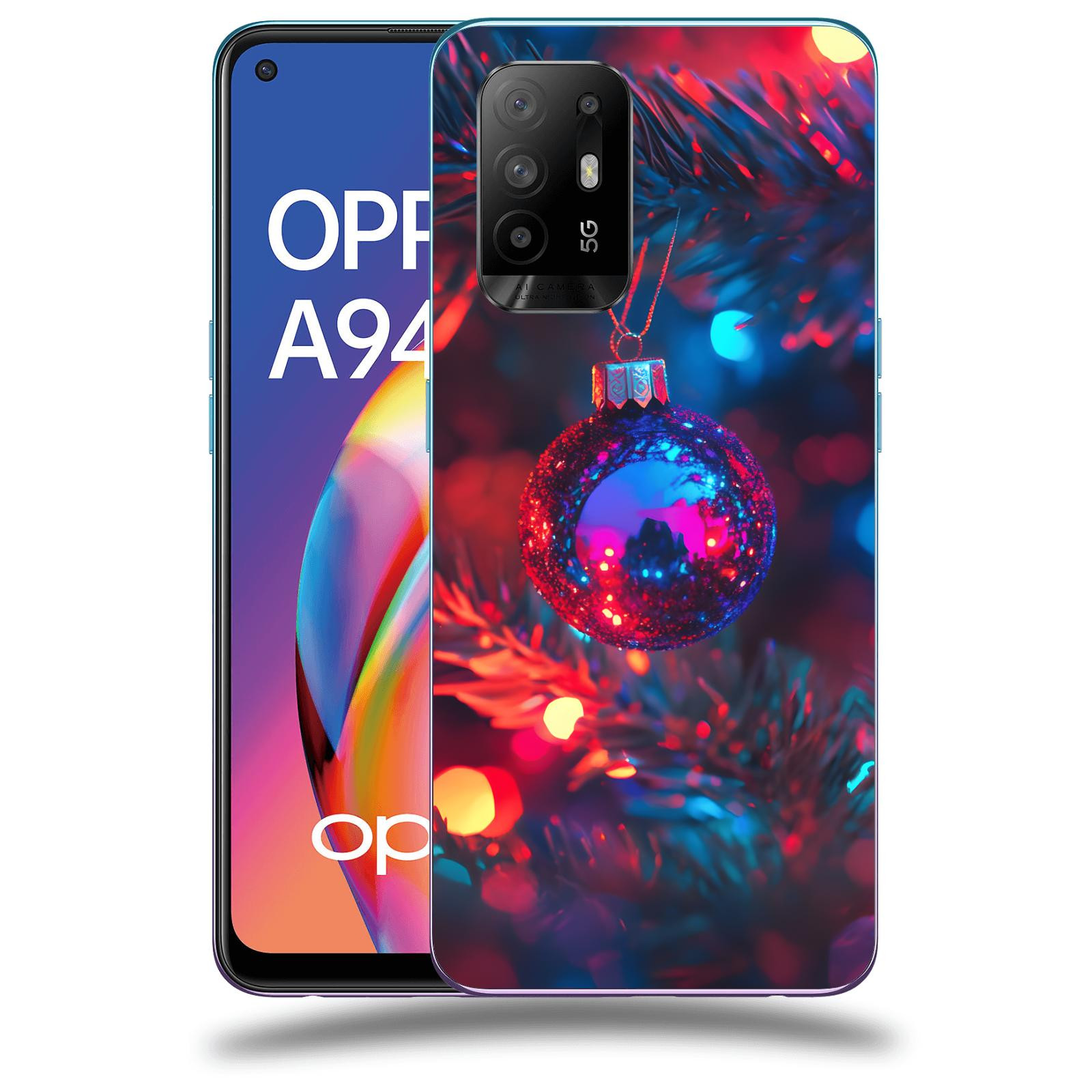 ACOVER Kryt na mobil OPPO A94 5G - Vánoční ozdoba