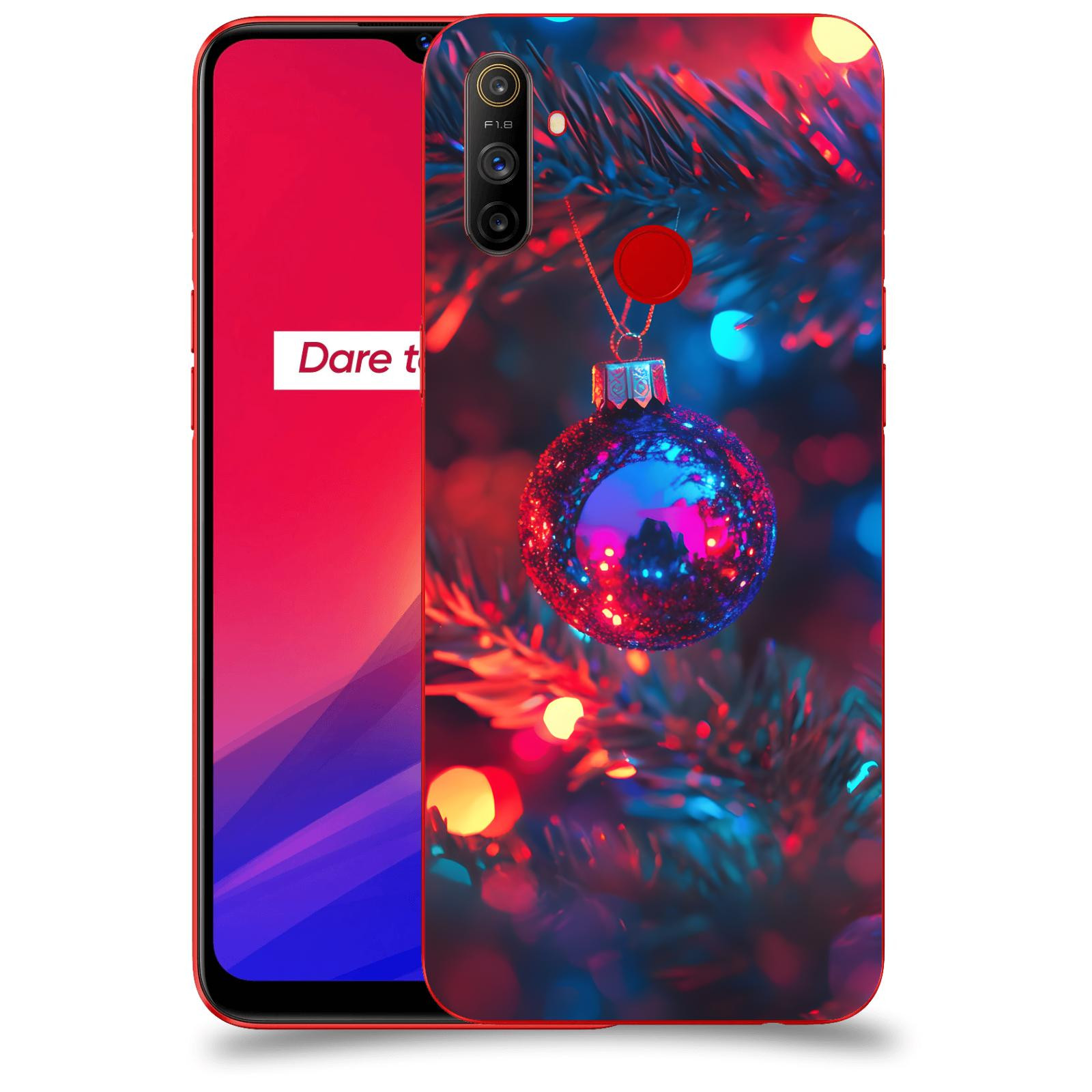 ACOVER Kryt na mobil Realme C3 - Vánoční ozdoba