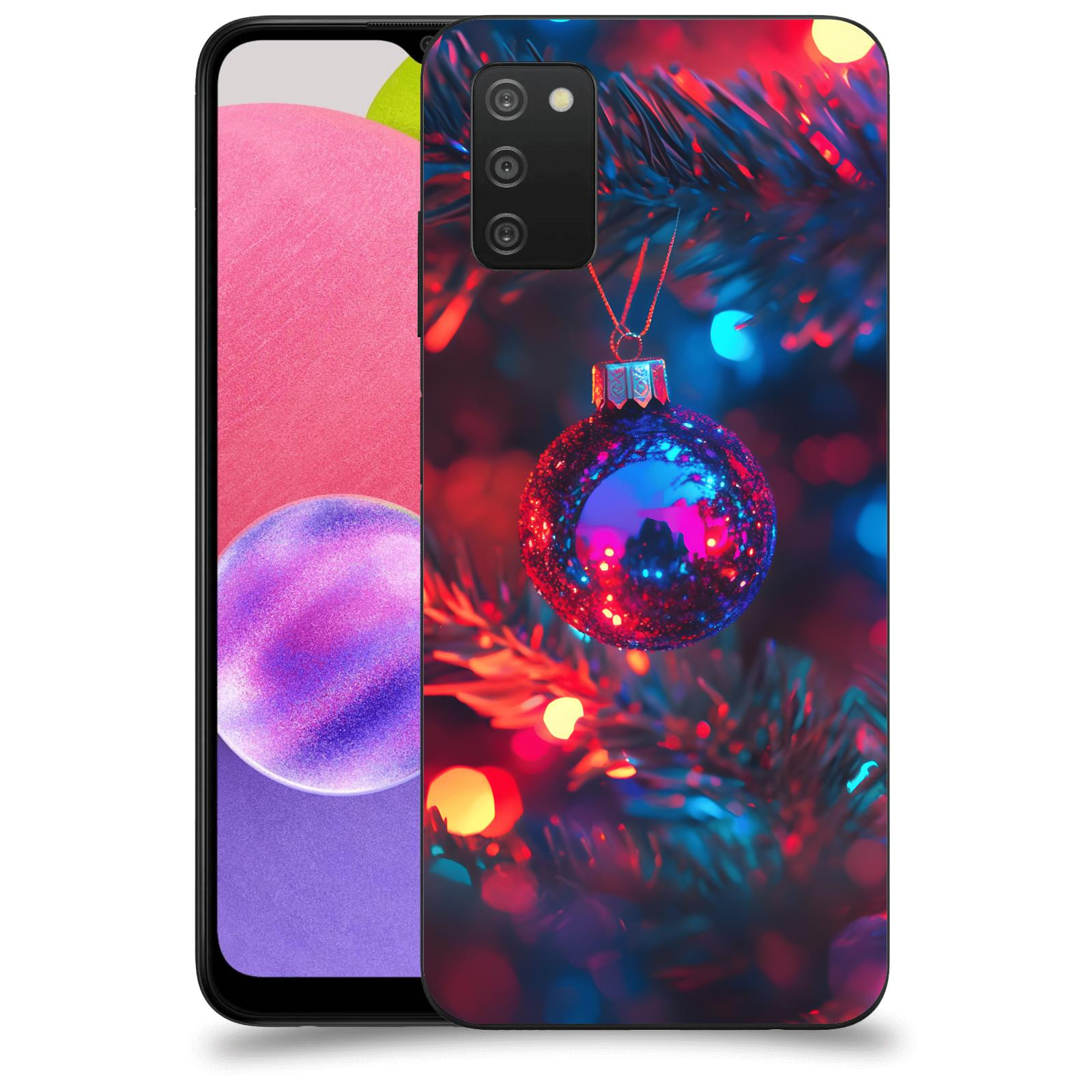 ACOVER Kryt na mobil Samsung Galaxy A03s A037G - Vánoční ozdoba