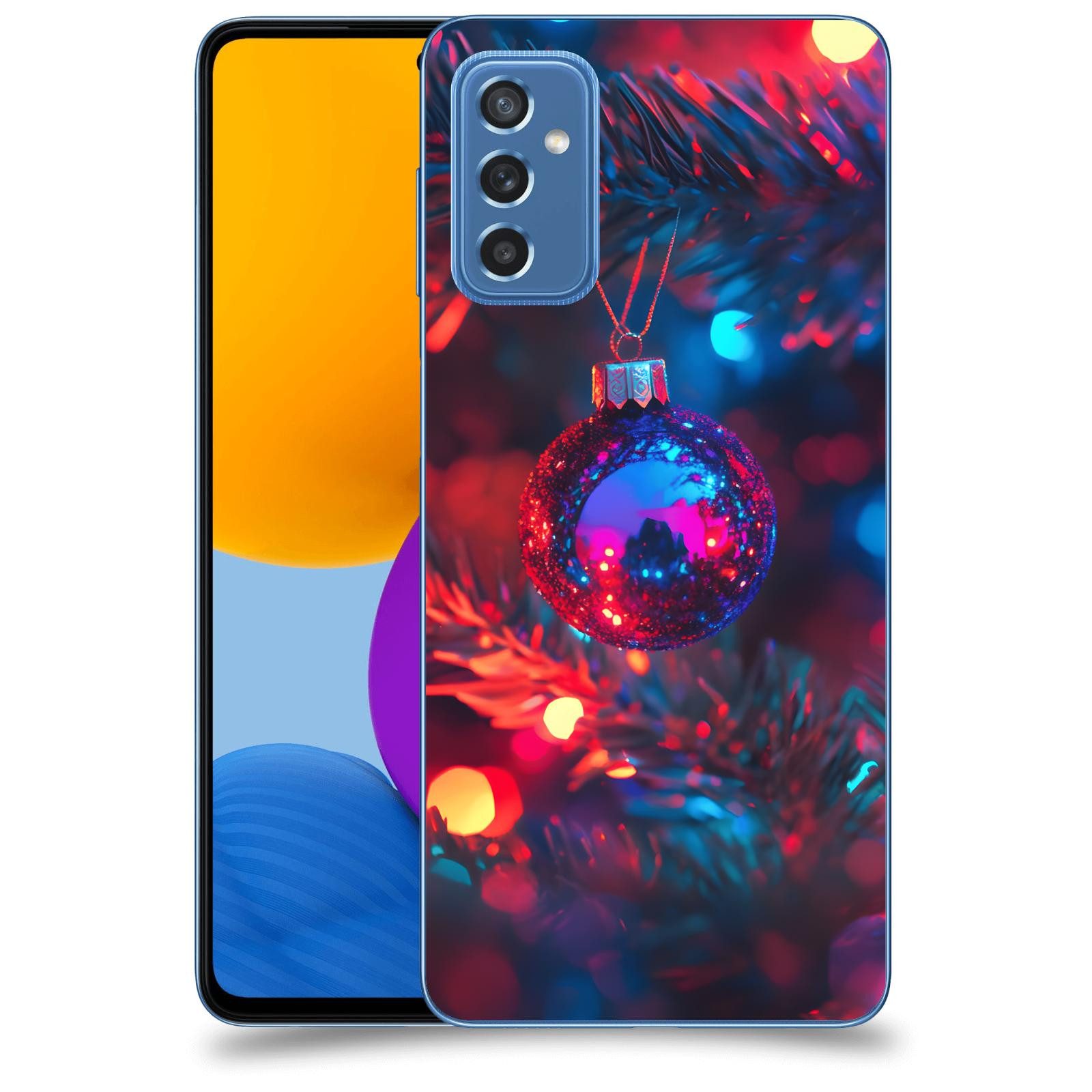 ACOVER Kryt na mobil Samsung Galaxy M52 5G - Vánoční ozdoba