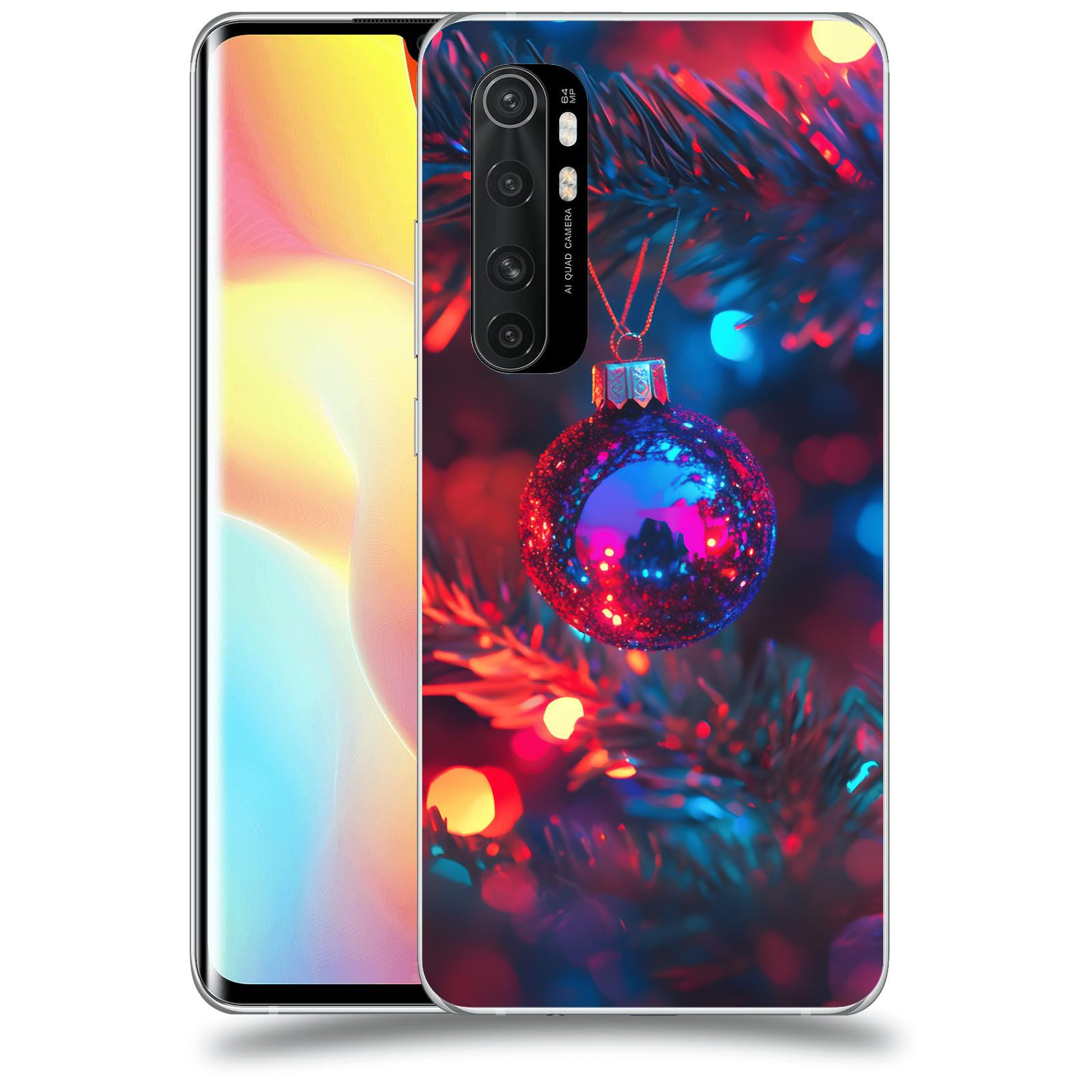 ACOVER Kryt na mobil Xiaomi Mi Note 10 Lite - Vánoční ozdoba