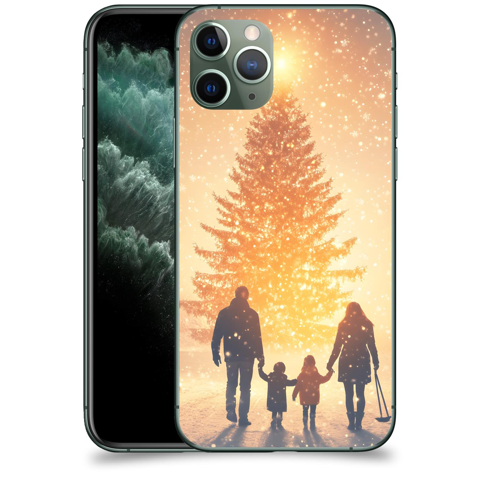 ACOVER Kryt na mobil Apple iPhone 11 Pro - Family at the Christmas tree