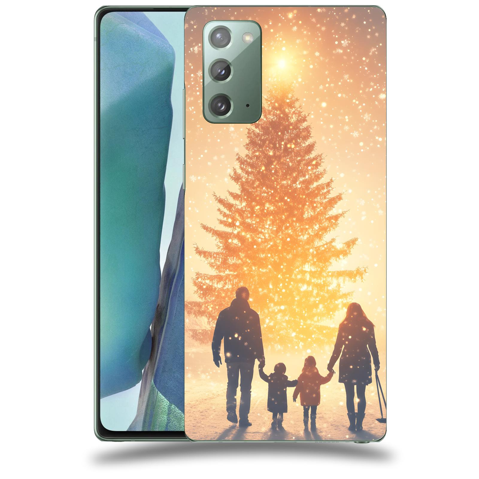 ACOVER Kryt na mobil Samsung Galaxy Note 20 - Family at the Christmas tree