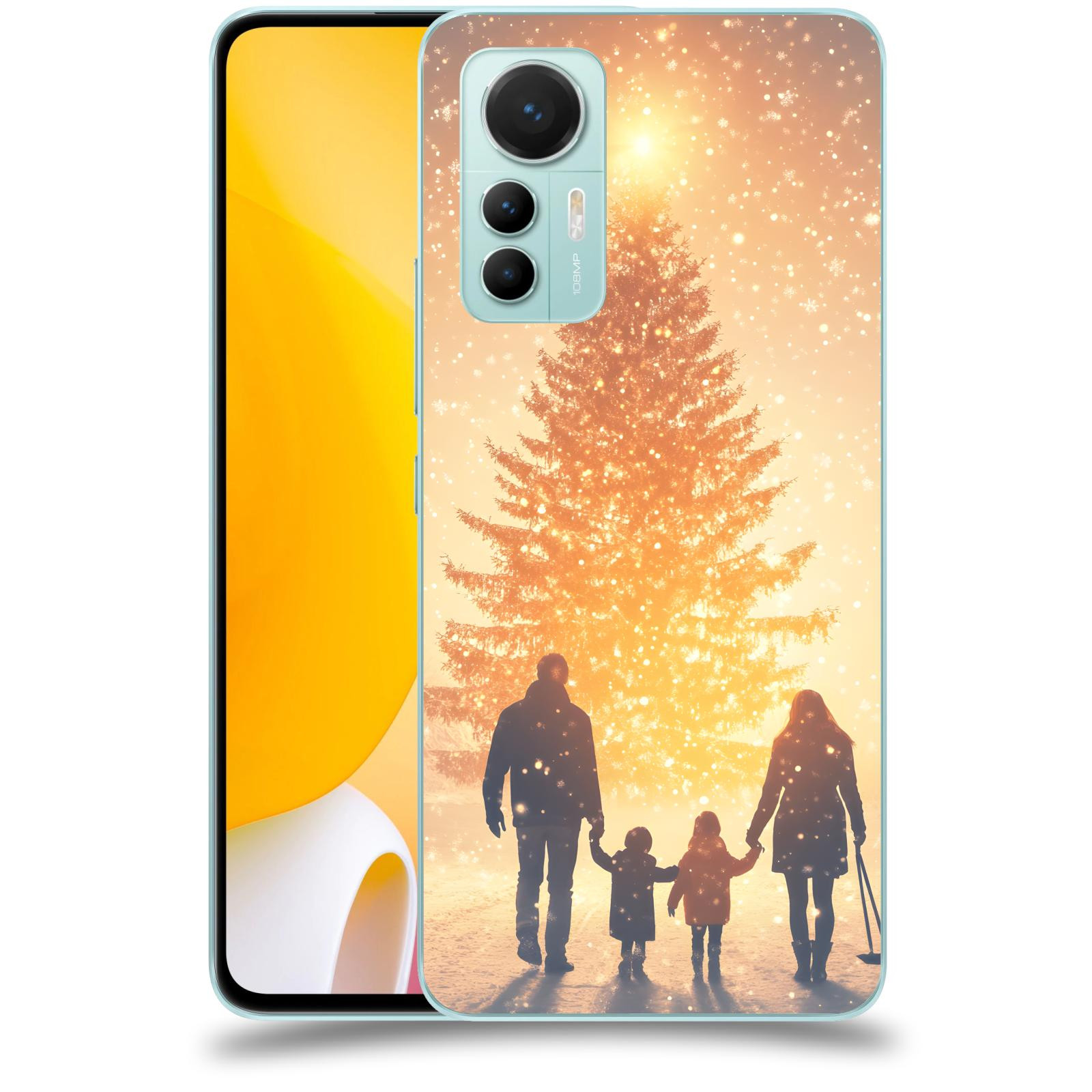 ACOVER Kryt na mobil Xiaomi 12 Lite - Family at the Christmas tree