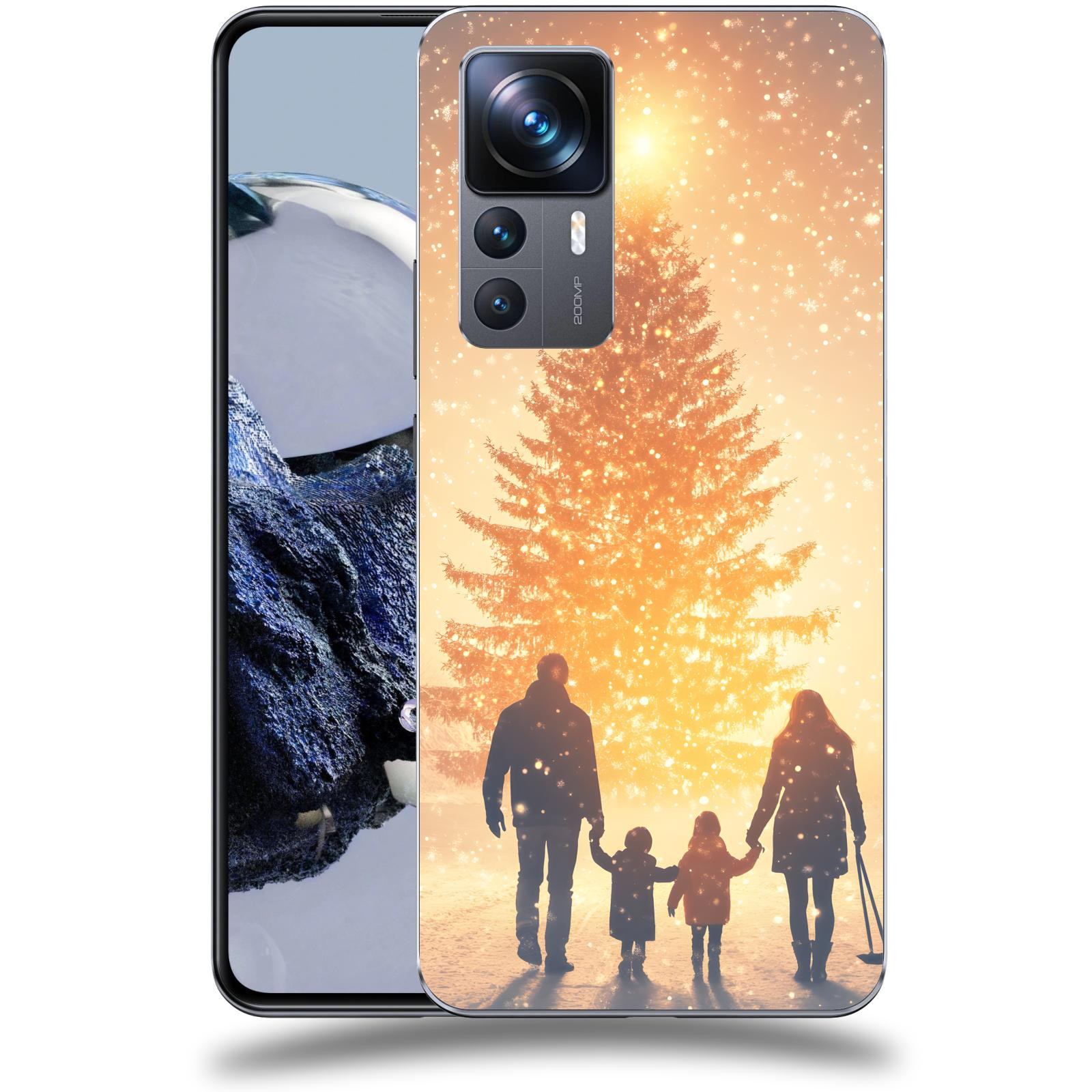 ACOVER Kryt na mobil Xiaomi 12T Pro - Family at the Christmas tree