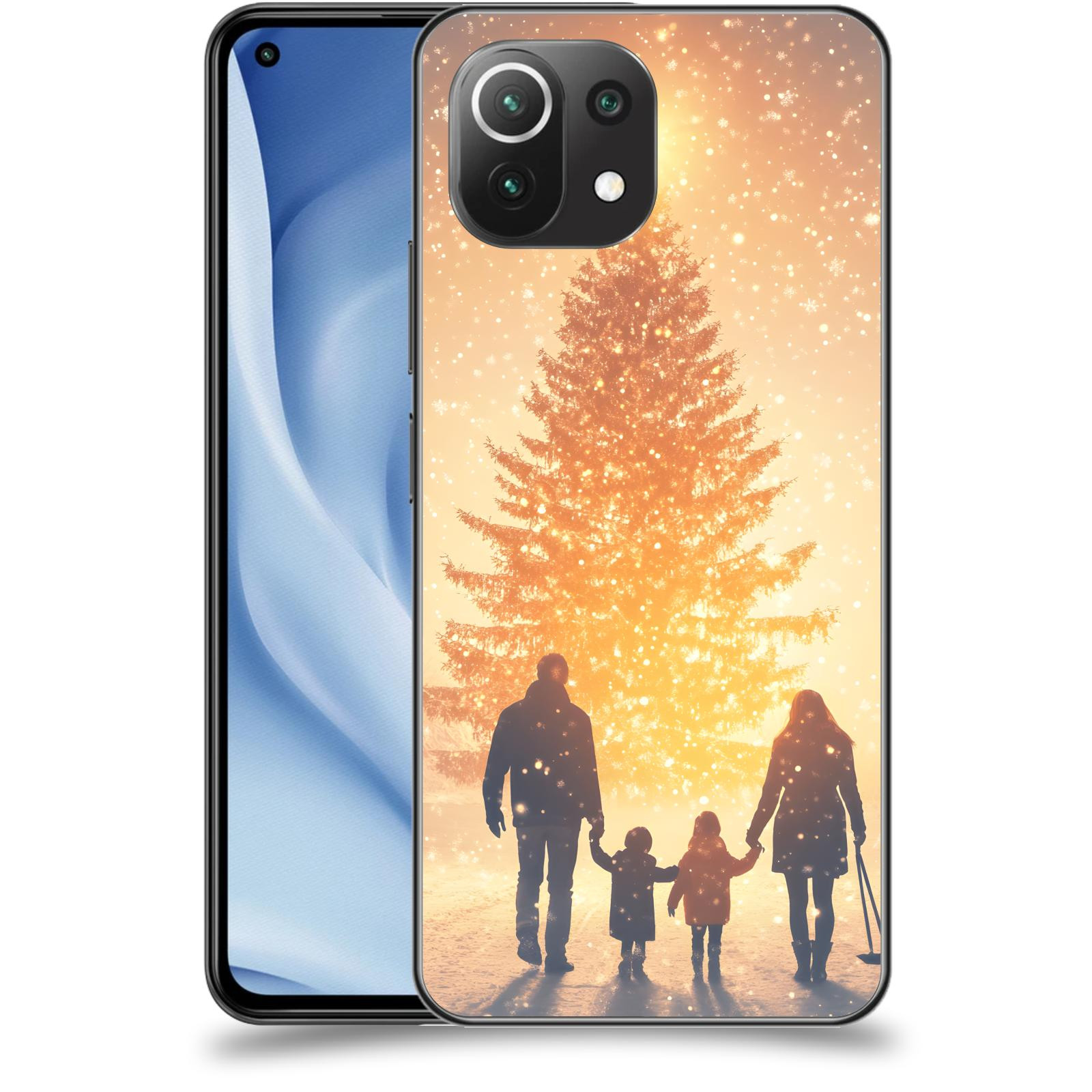 ACOVER Kryt na mobil Xiaomi Mi 11 Lite - Family at the Christmas tree