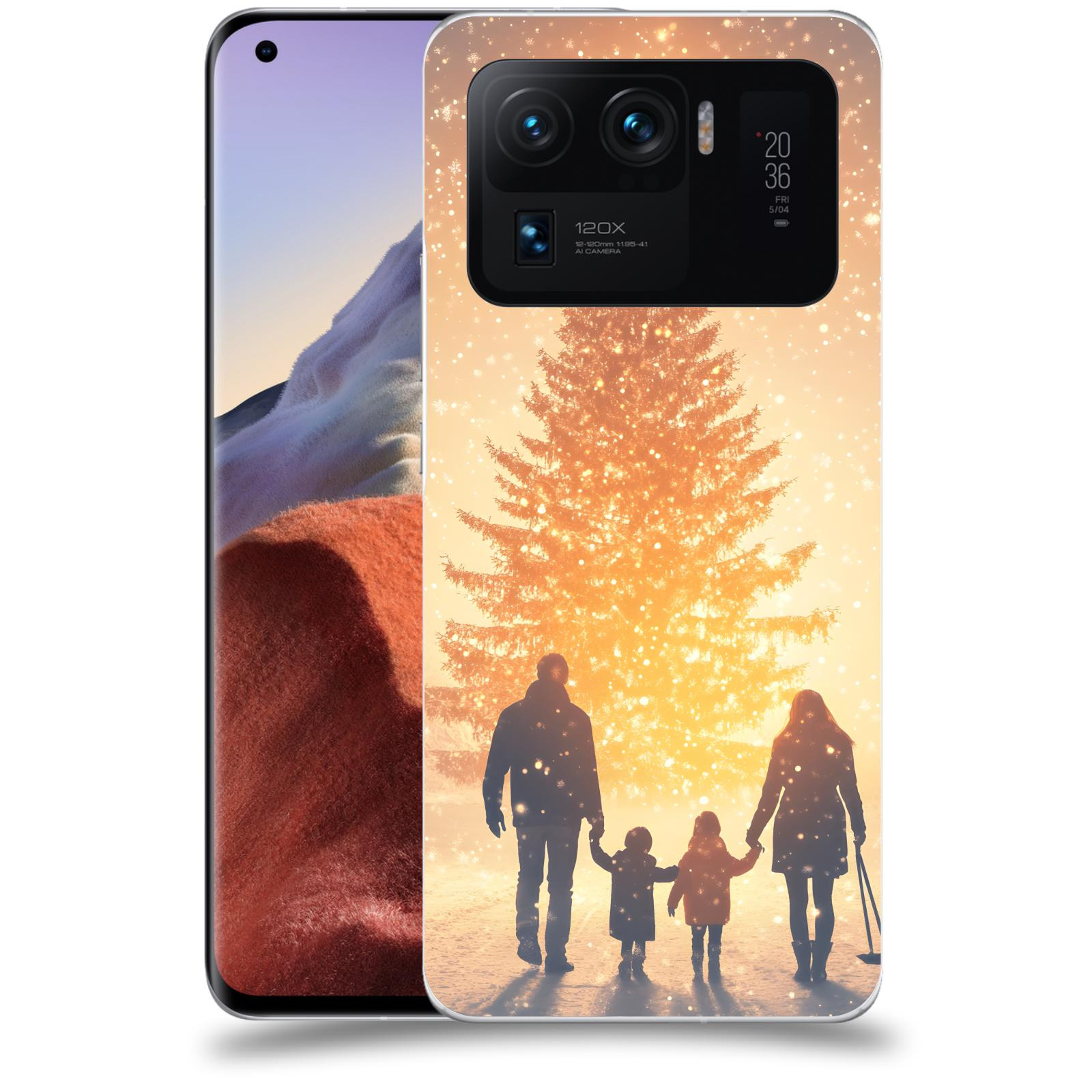 ACOVER Kryt na mobil Xiaomi Mi 11 Ultra - Family at the Christmas tree