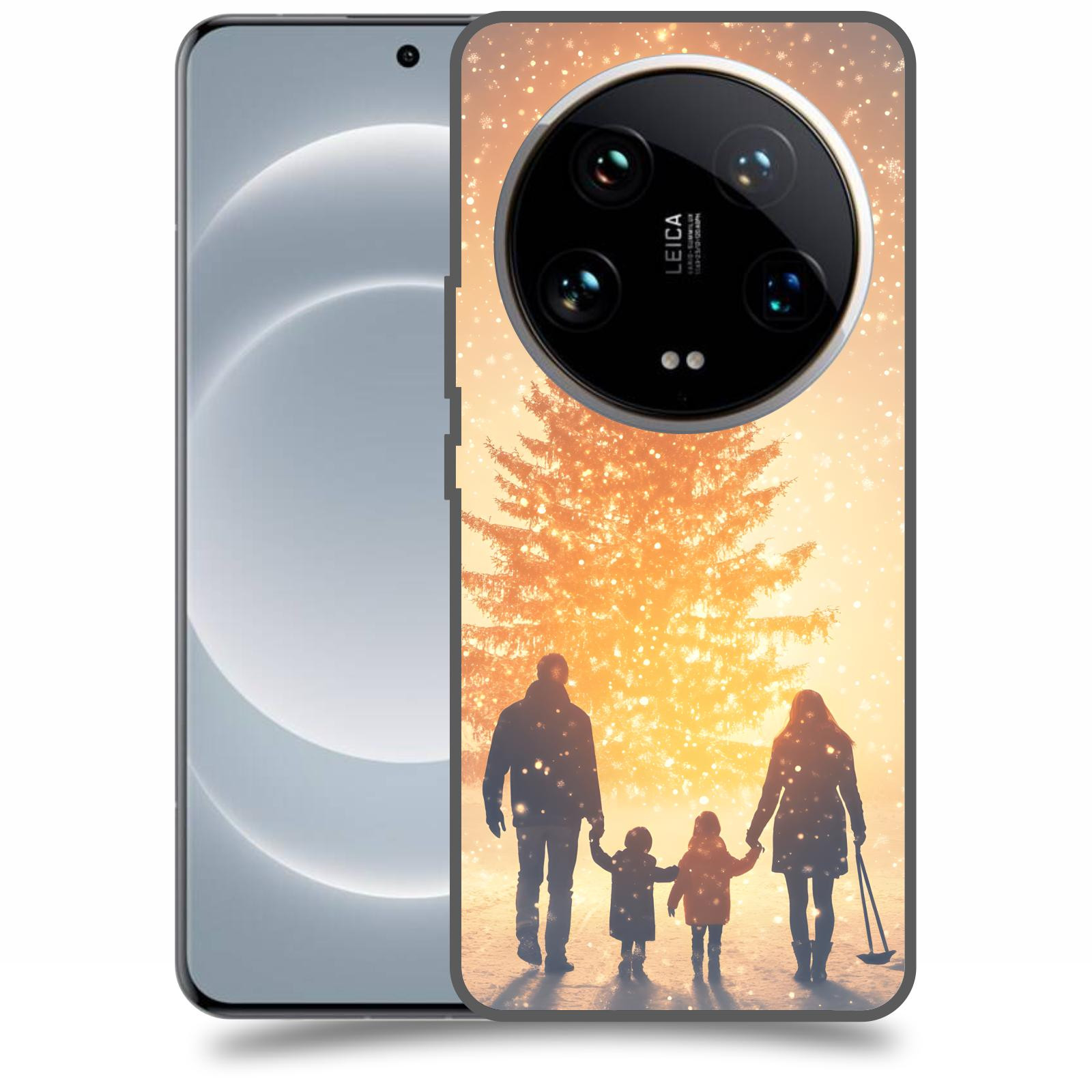 ACOVER Kryt na mobil Xiaomi 14 Ultra - Family at the Christmas tree