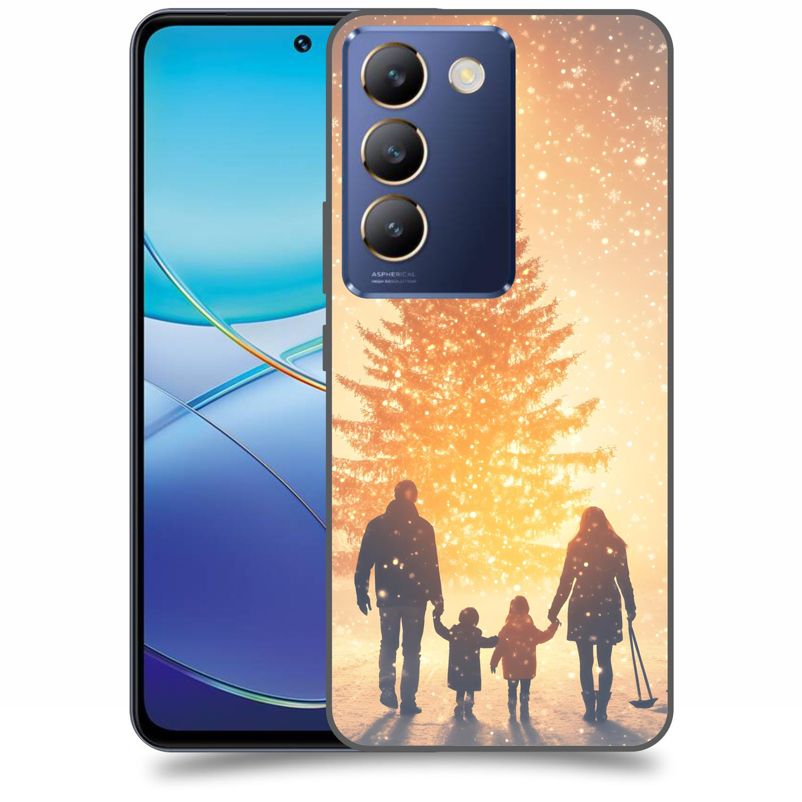 ACOVER Kryt na mobil Vivo V40SE - Family at the Christmas tree