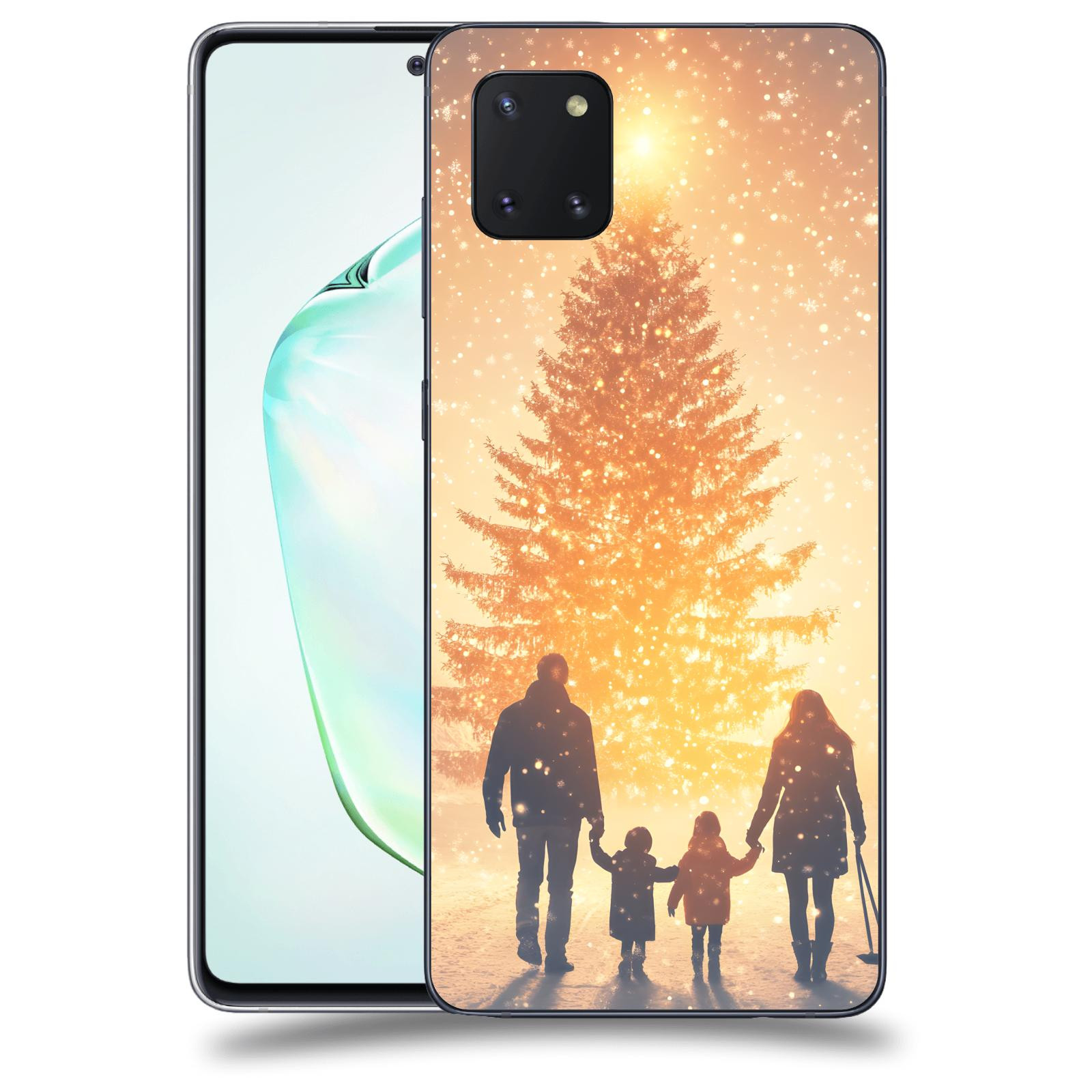 ACOVER Kryt na mobil Samsung Galaxy Note 10 Lite N770F - Family at the Christmas tree